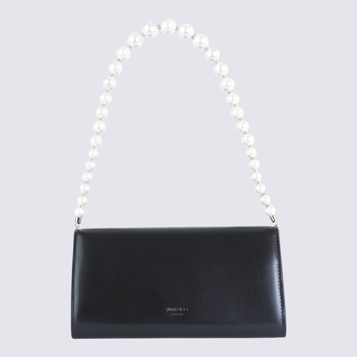 Jimmy Choo Black Shoulder Bag In Black