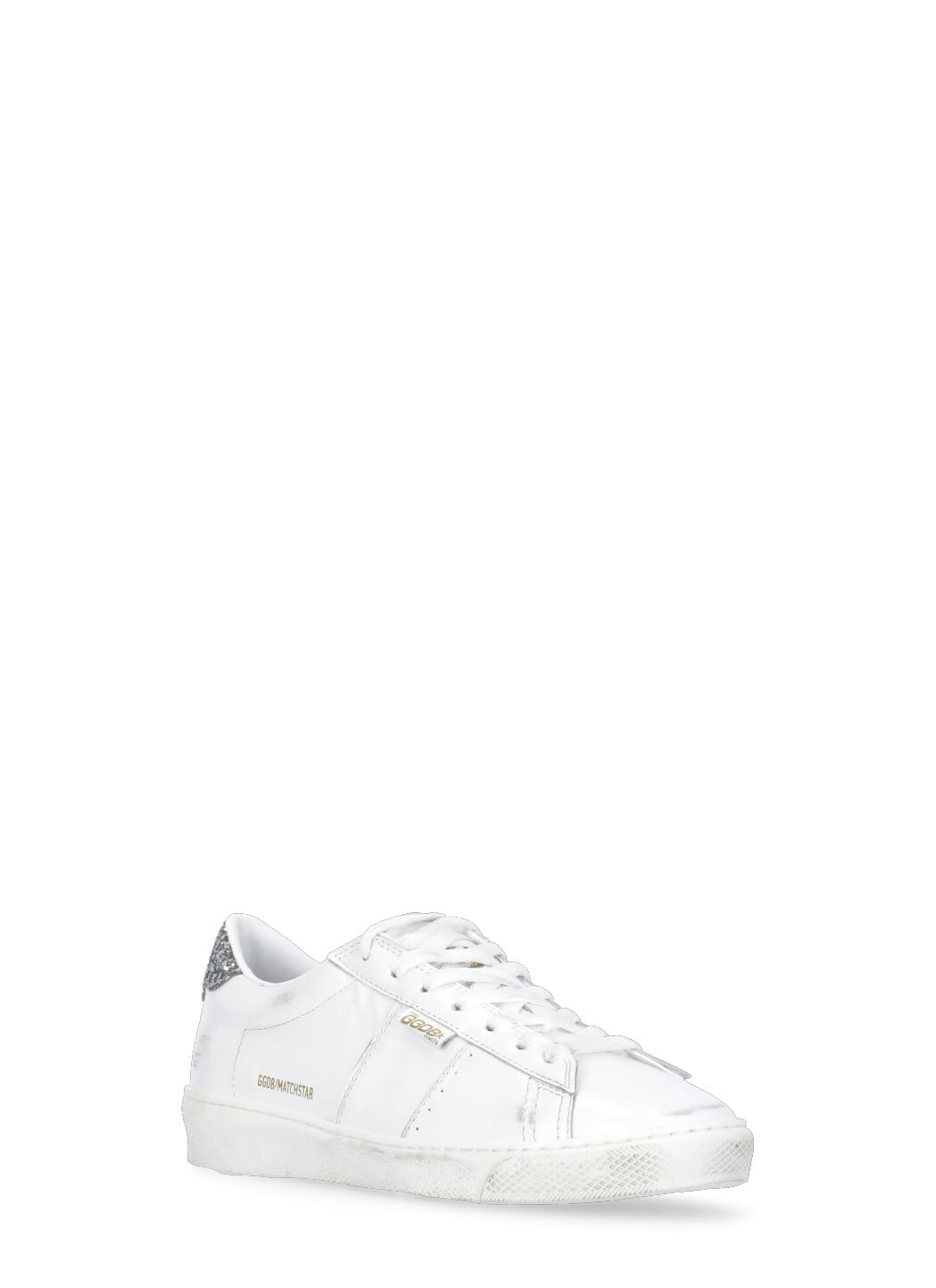 Shop Golden Goose Matchstar Sneakers In White