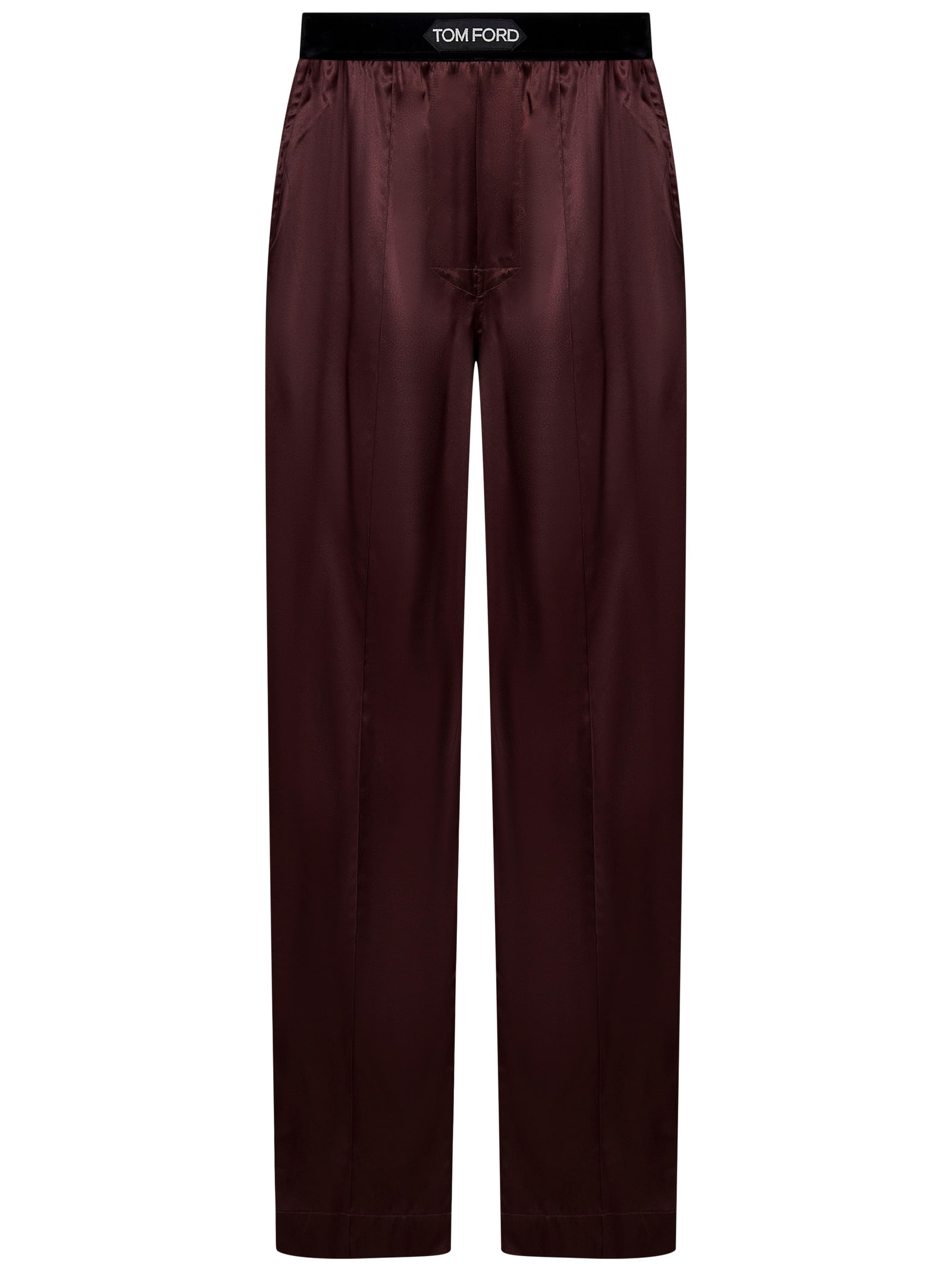 Shop Tom Ford Trousers In Brown