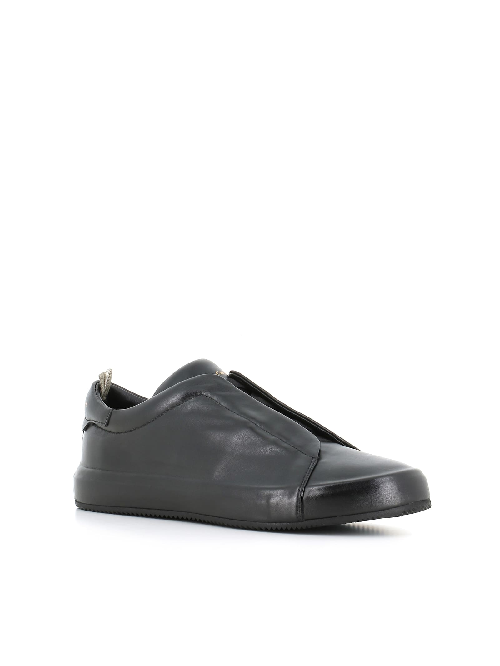 Officine Creative Leather Sneakers In Black