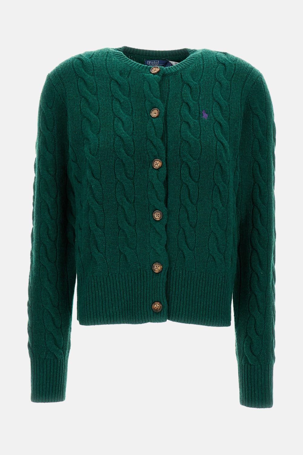 Polo Ralph Lauren Wool Cardigan In Green