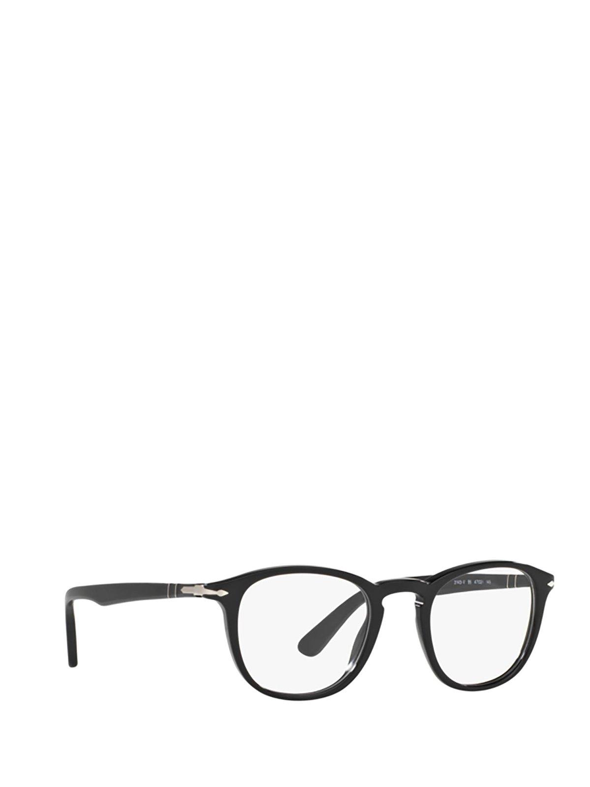 Shop Persol Round Frame Glasses In 95