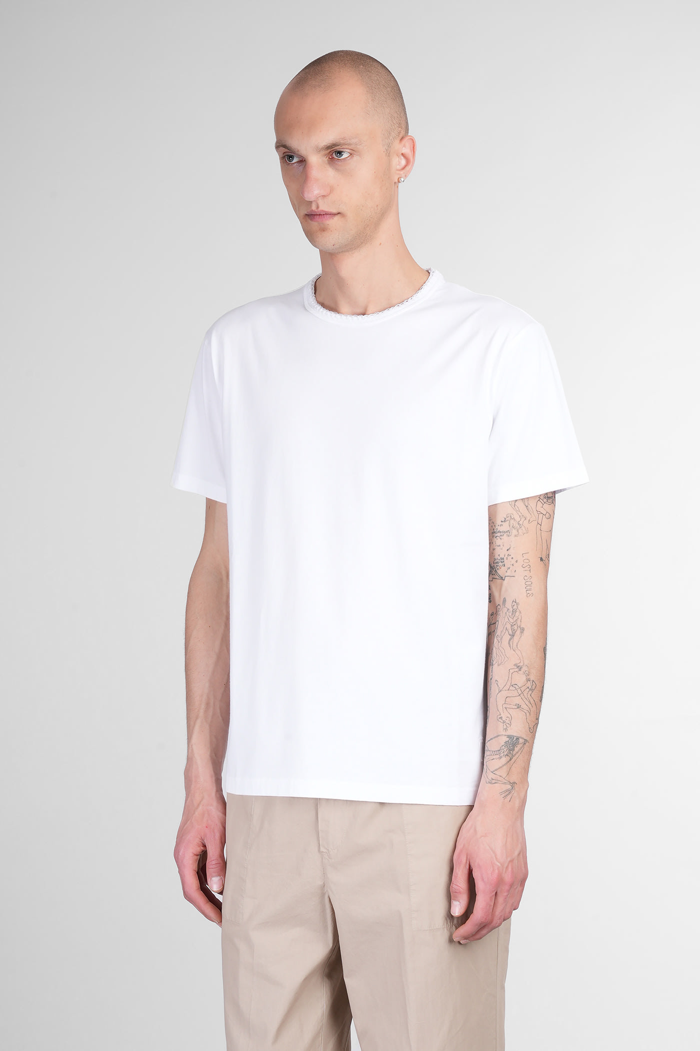 Mauro Grifoni T-shirt In White Cotton