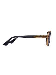 Dita Lxn-evo / Matte Black - Yellow Gold Sunglasses In Matte Black_yellow Gold