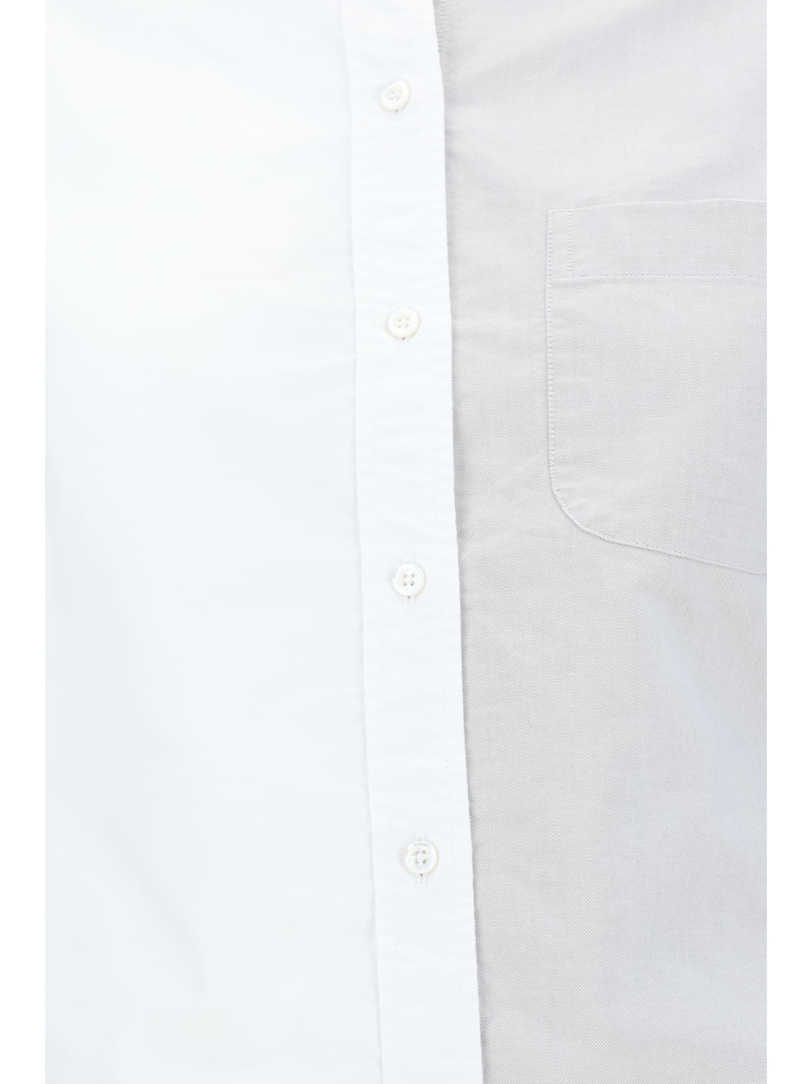 Shop Thom Browne Shirt In White