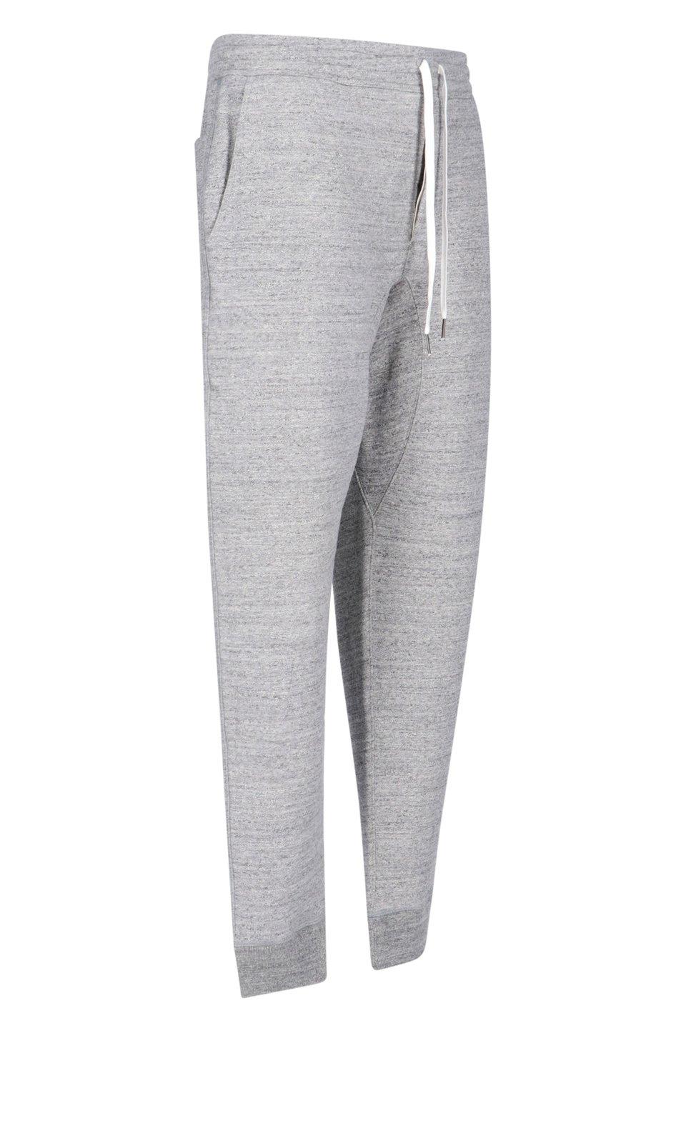 Shop Tom Ford Drawstring Slim Cut Track Pants In Grey