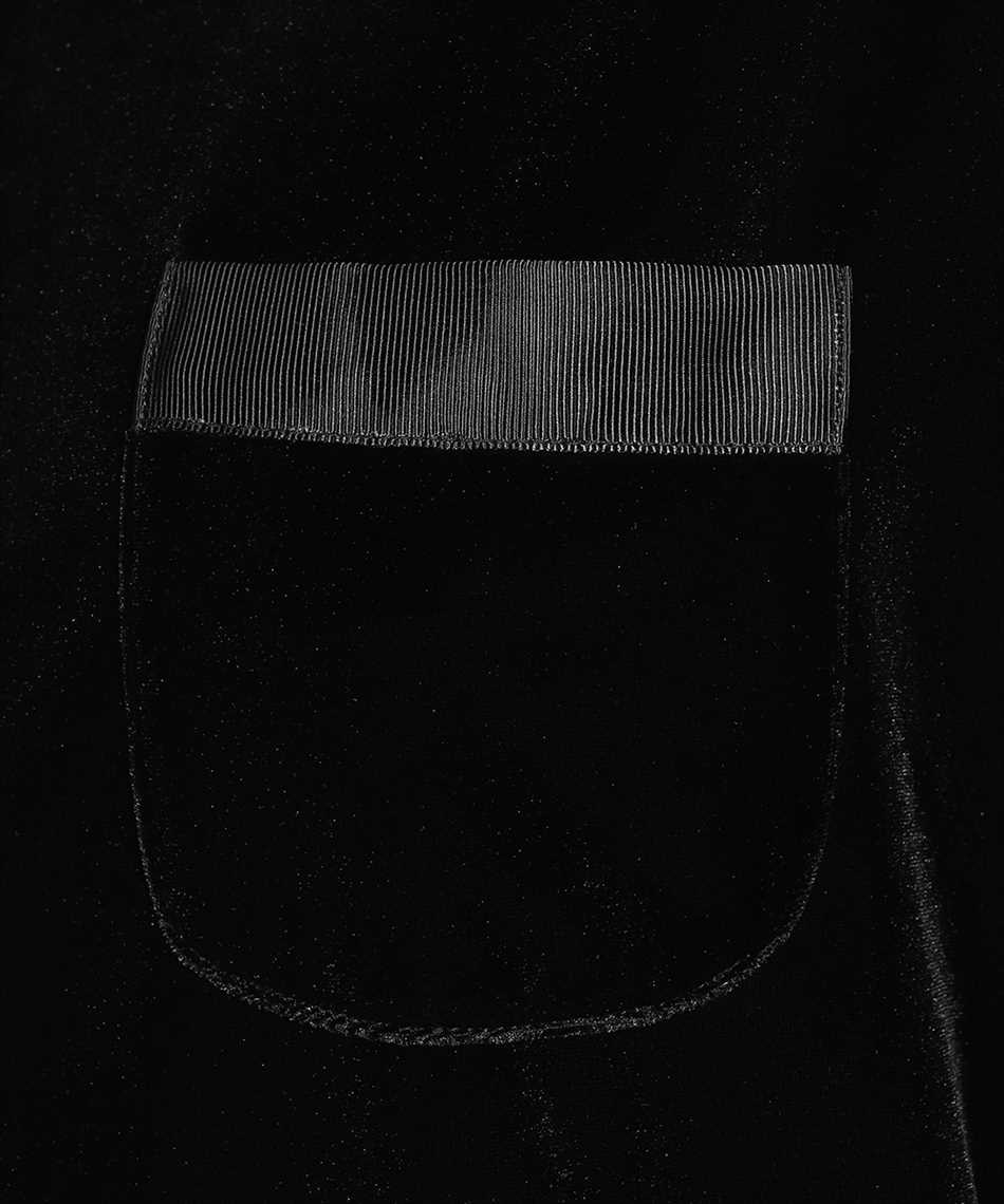 Shop Emporio Armani Full Zip Hoodie In Black