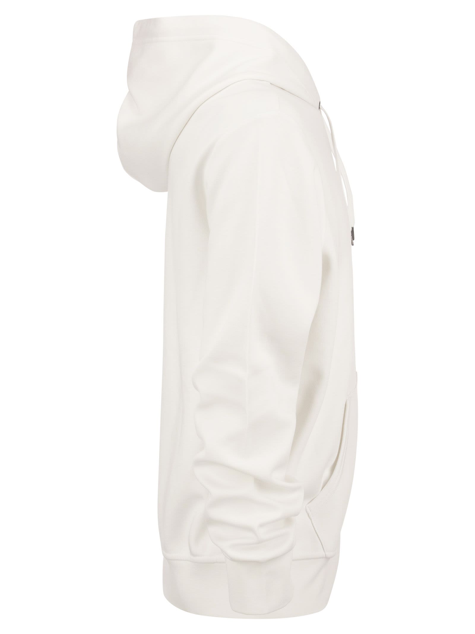 Shop Ralph Lauren Hooded Sweatshirt In White