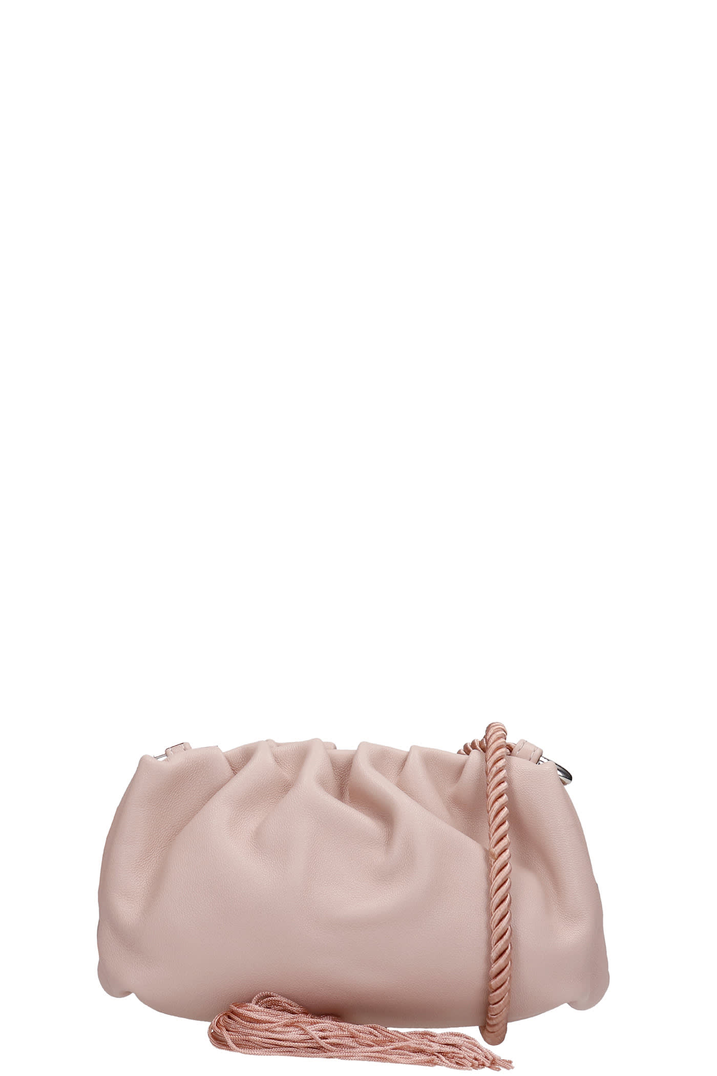 Ash Shania 03 Shoulder Bag In Rose-pink Leather