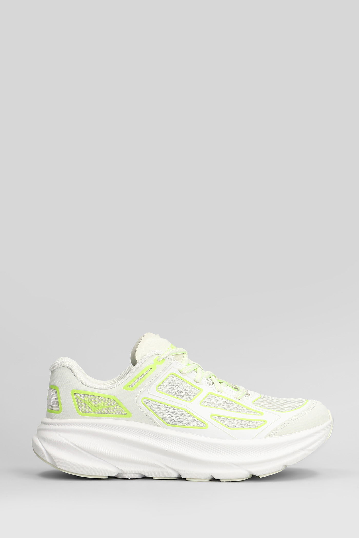 Hoka Clifton One9 Mesh-panel Sneakers In White