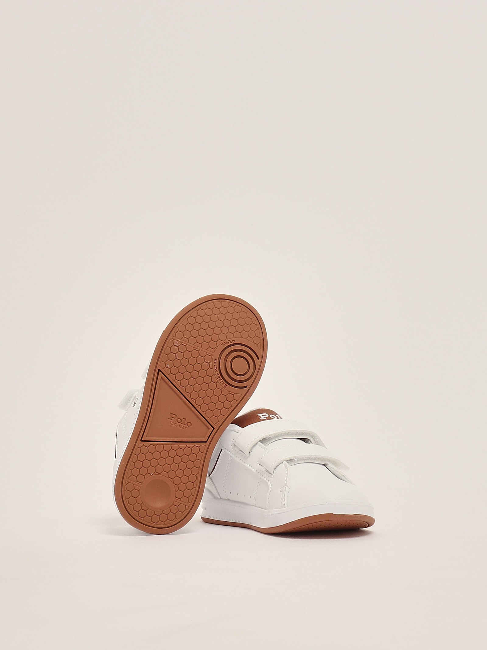 Polo Ralph Lauren Sneakers Bambino Colore Bianco In Neutral