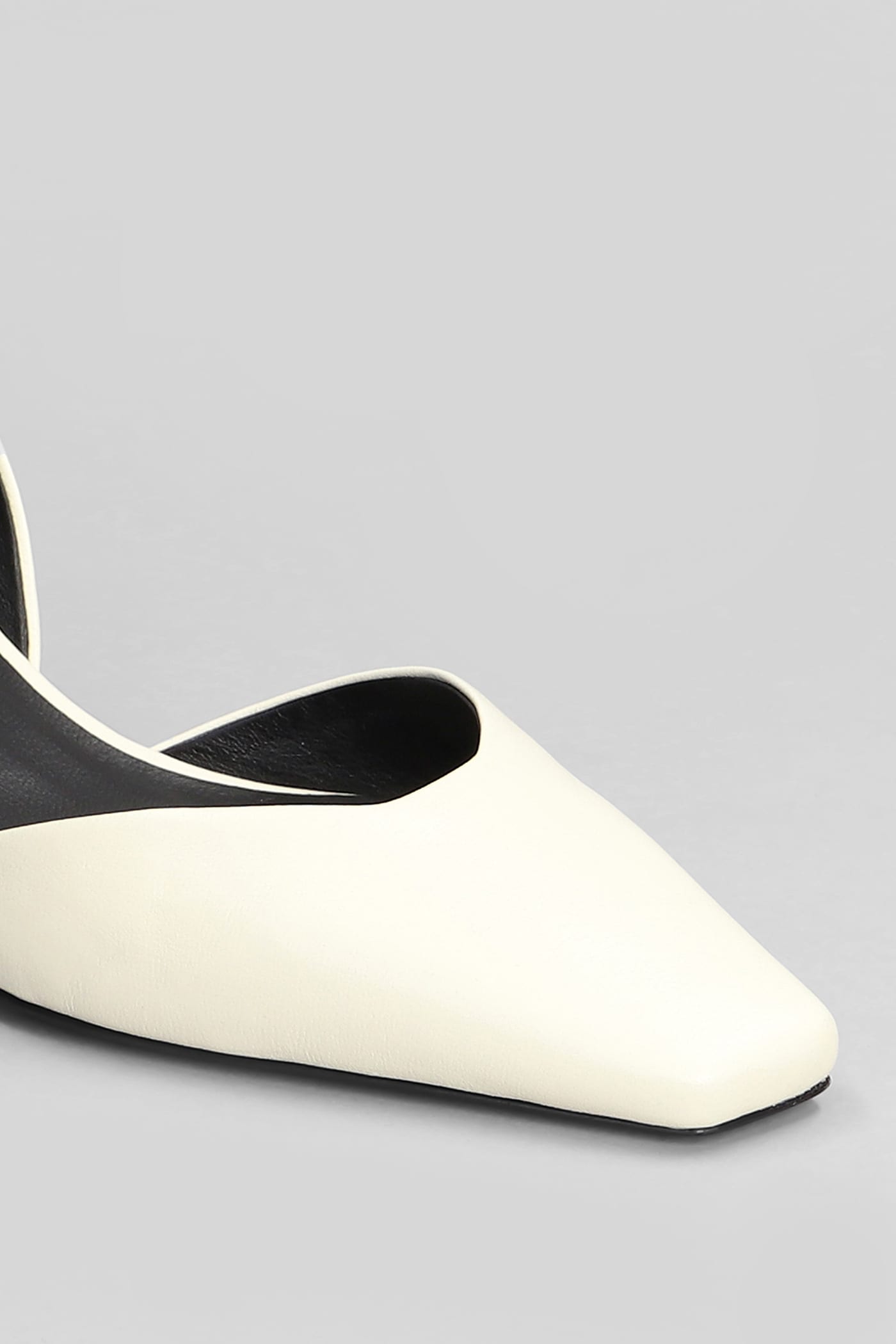 Loulou Studio 50mm Akila Pumps In Beige
