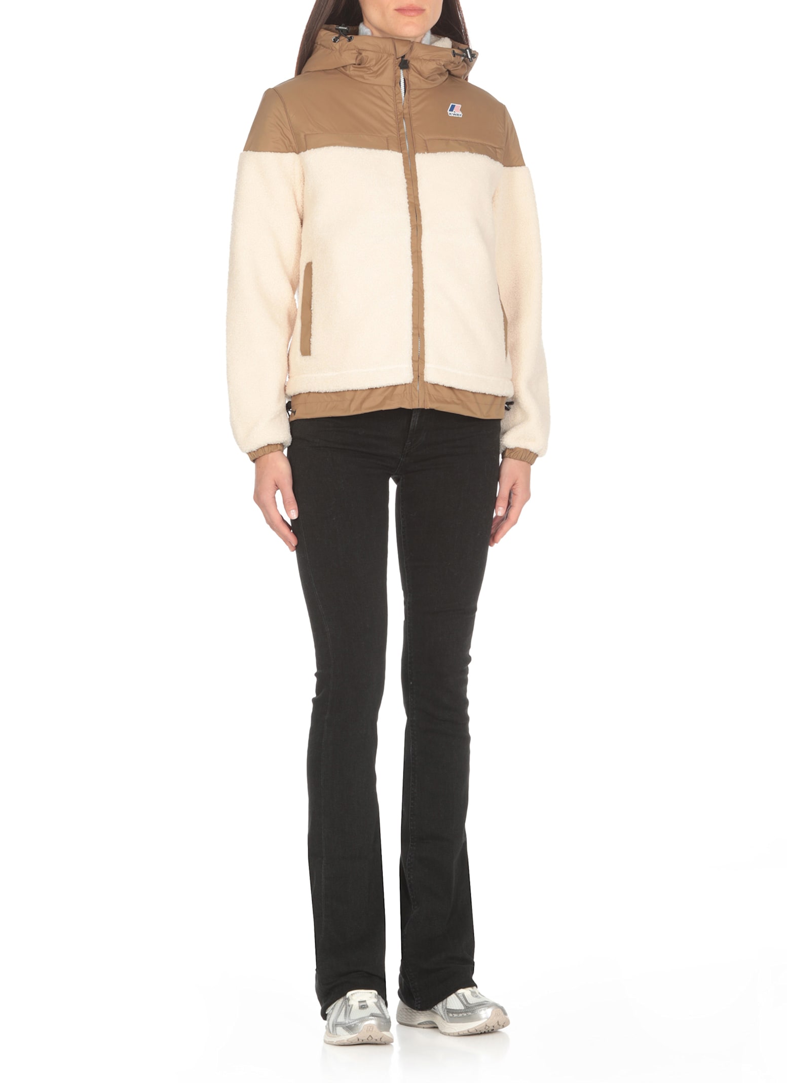 Shop K-way Neige Jacket In Beige