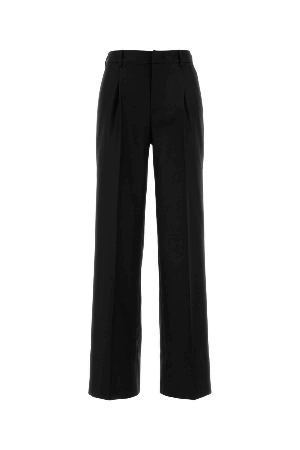 Pt Torino Lola Fine Cavallery Stretch Twill In Black