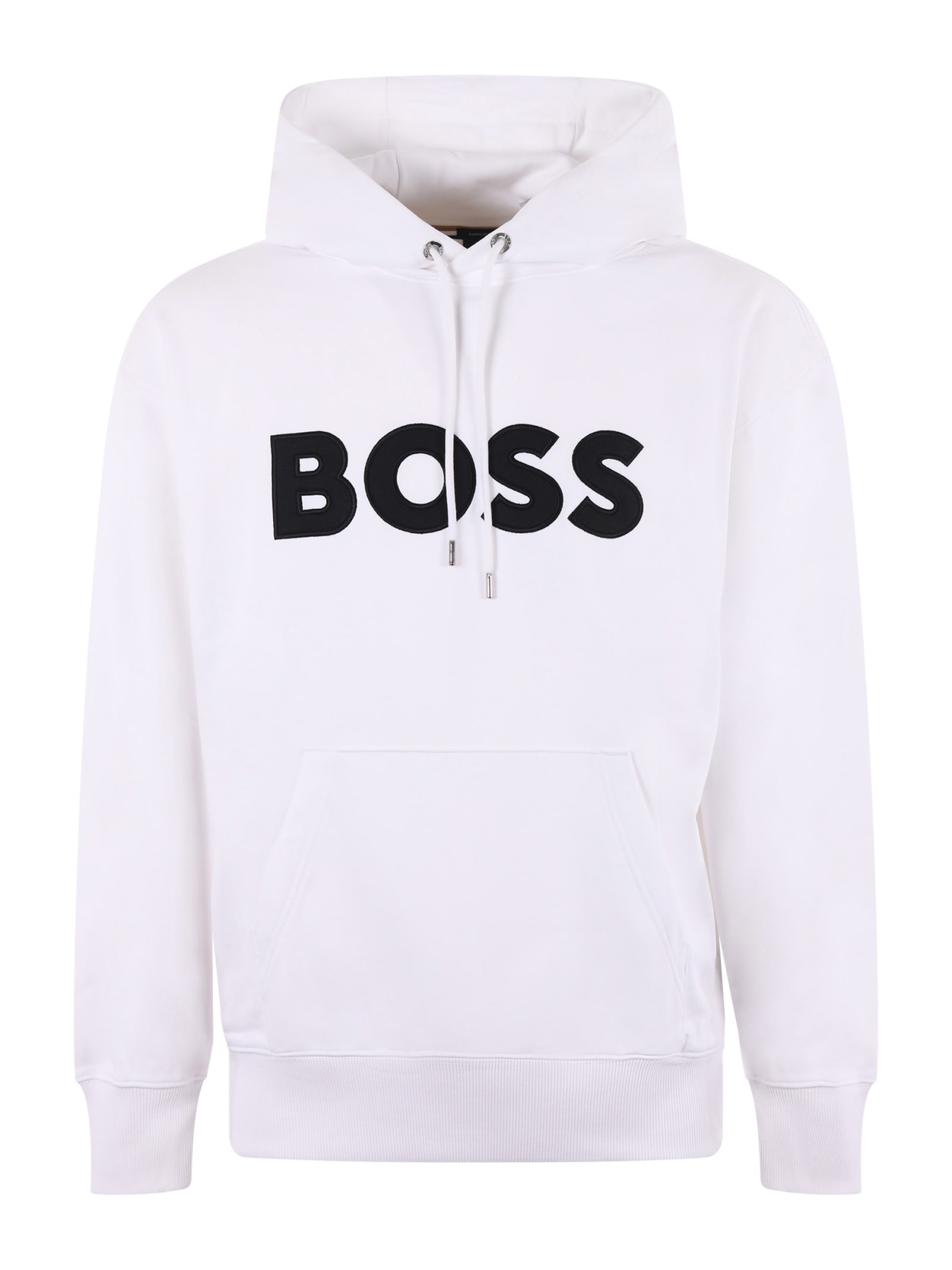 Shop Hugo Boss Boss Sweatshirt In Bianco