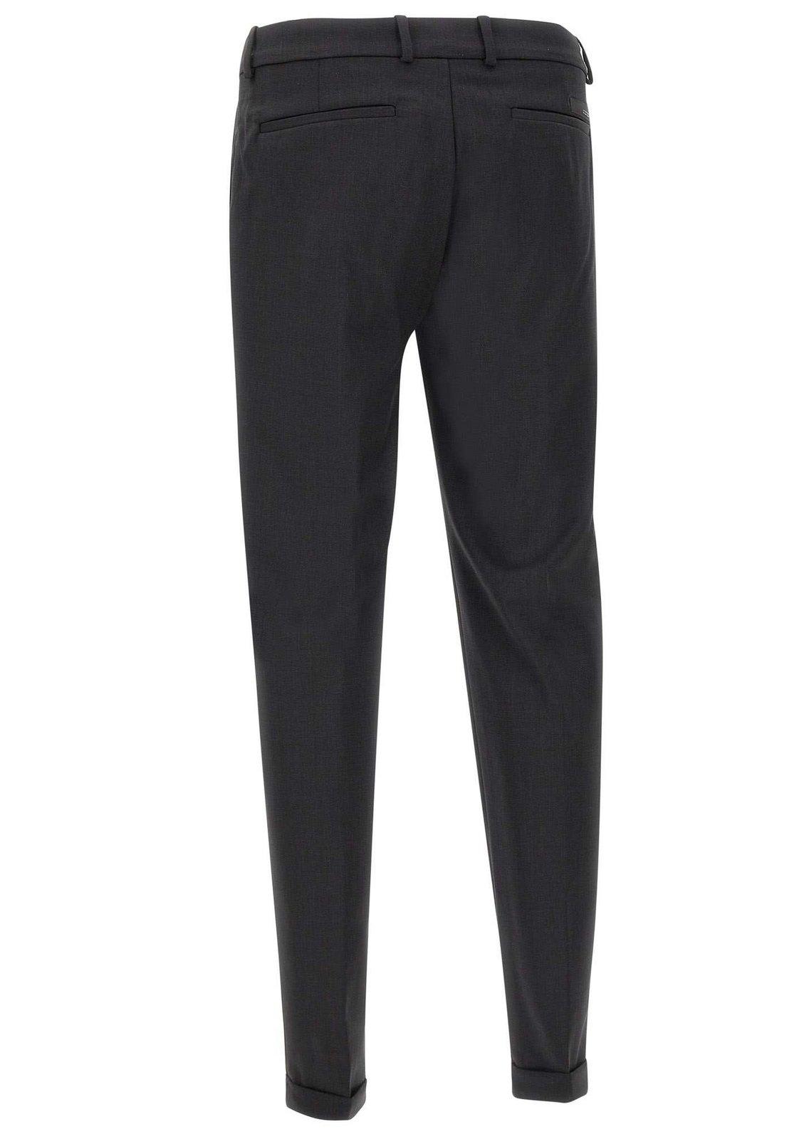 Rrd - Roberto Ricci Design Terzilio Turn-up Hem Chino Pants In Black