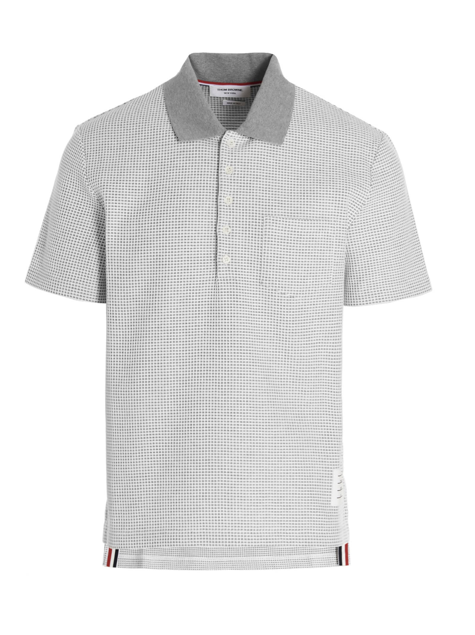 Thom Browne Textured Polo Shirt