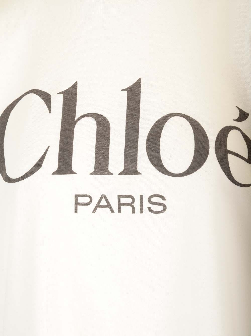 Shop Chloé Oversized T-shirt In White