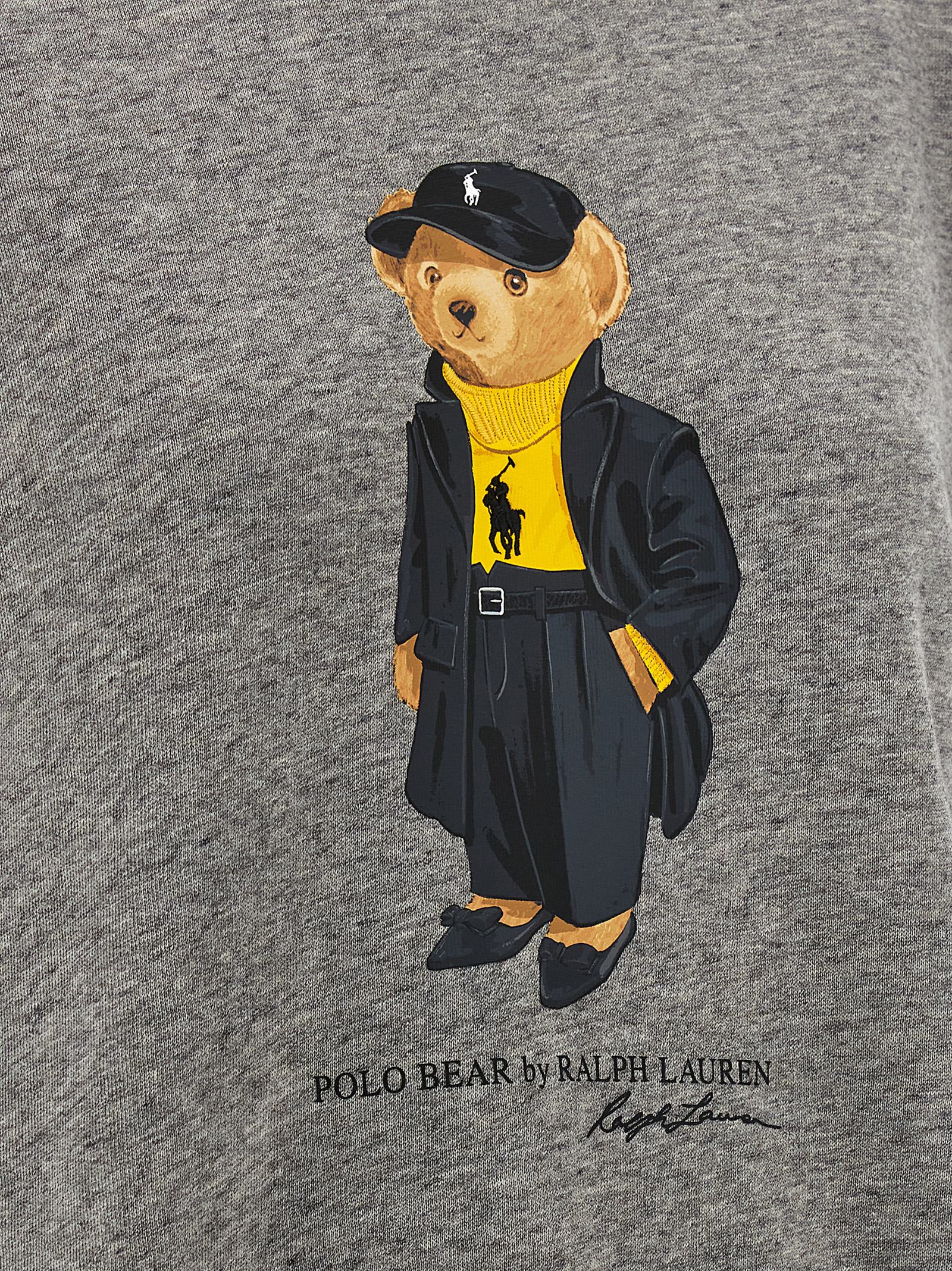 Ralph Lauren Grey Teddy Sweatshirt In Gray