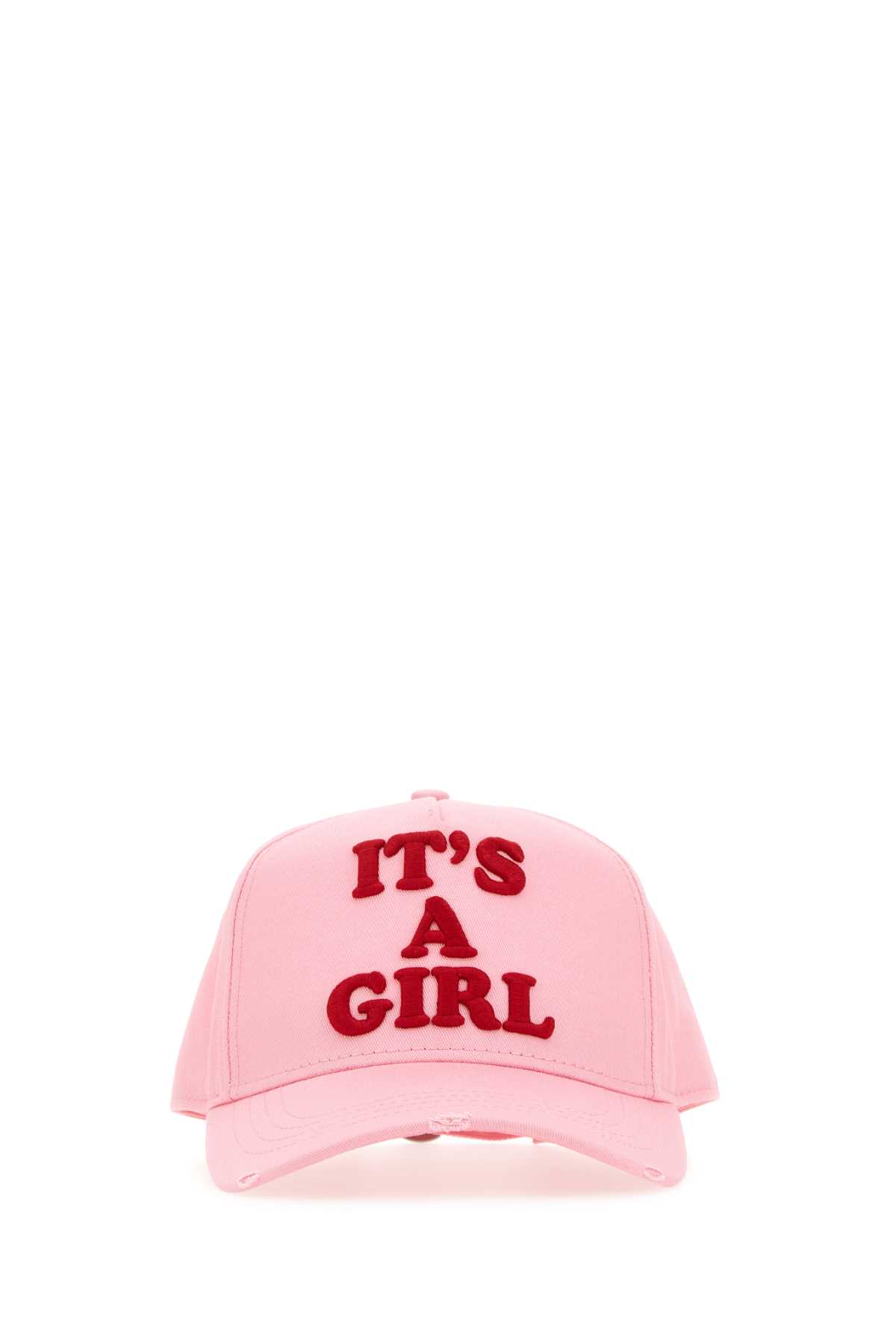 Pink Cotton Baseball Cap