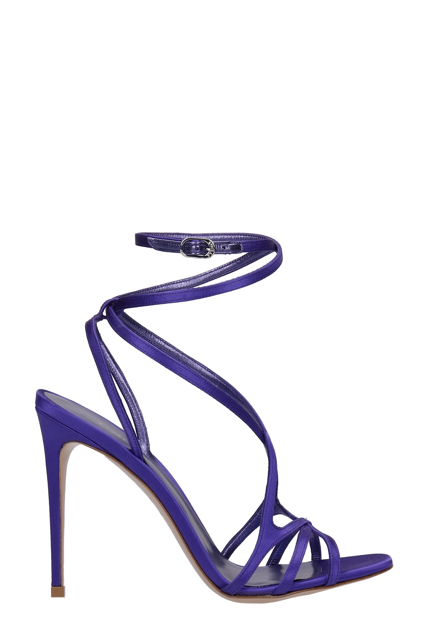Le Silla Belen Sandals In Viola Leather
