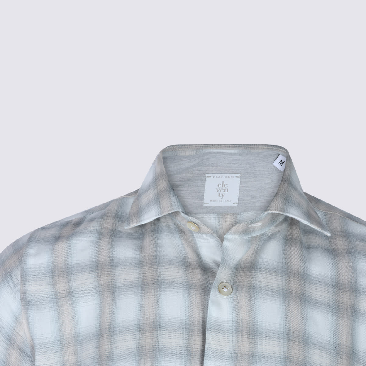 Eleventy Relaxed Plaid Long Sleeve Button-down Shirt In Multi
