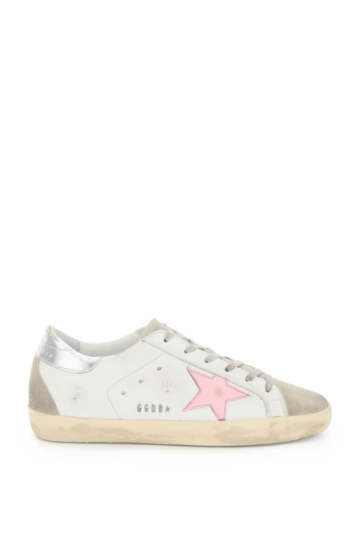 Shop Golden Goose Hi Star Leather Sneakers In White