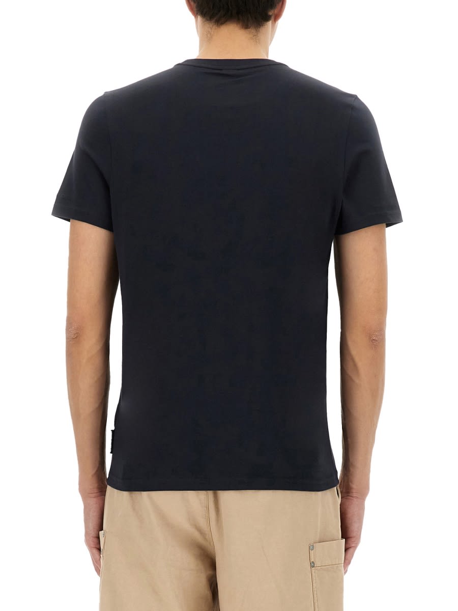 Moose Knuckles Tshirt Dalon In Blue