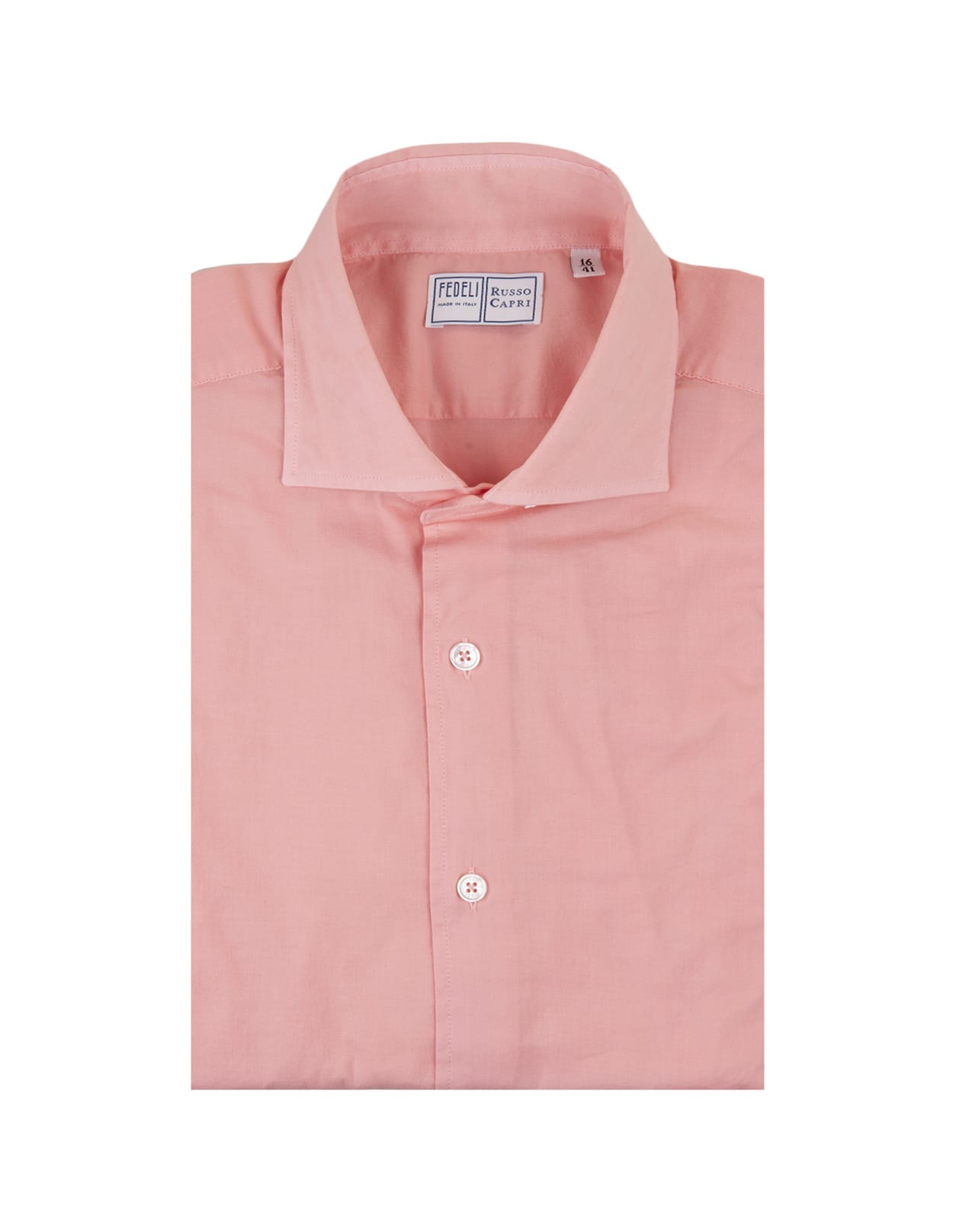 Shop Fedeli Pink Panamino Sean Shirt