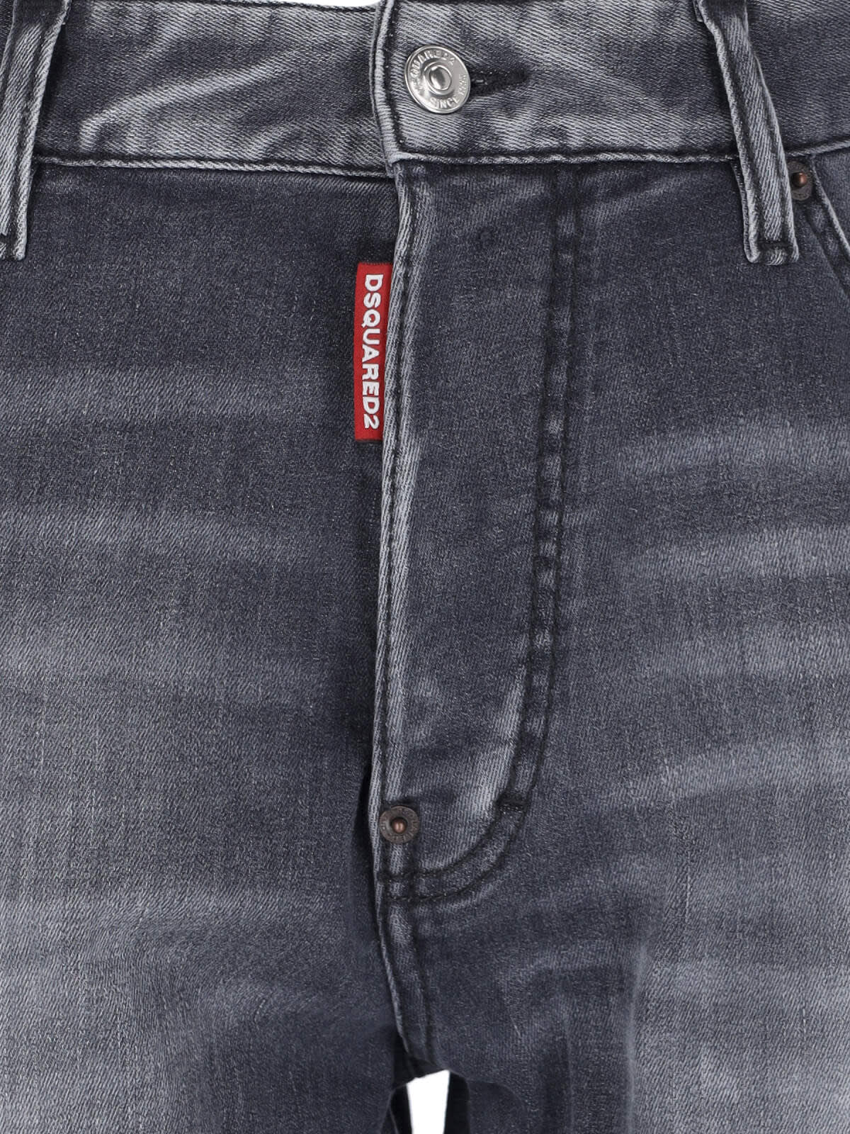 Shop Dsquared2 Slim Jeans In Gray