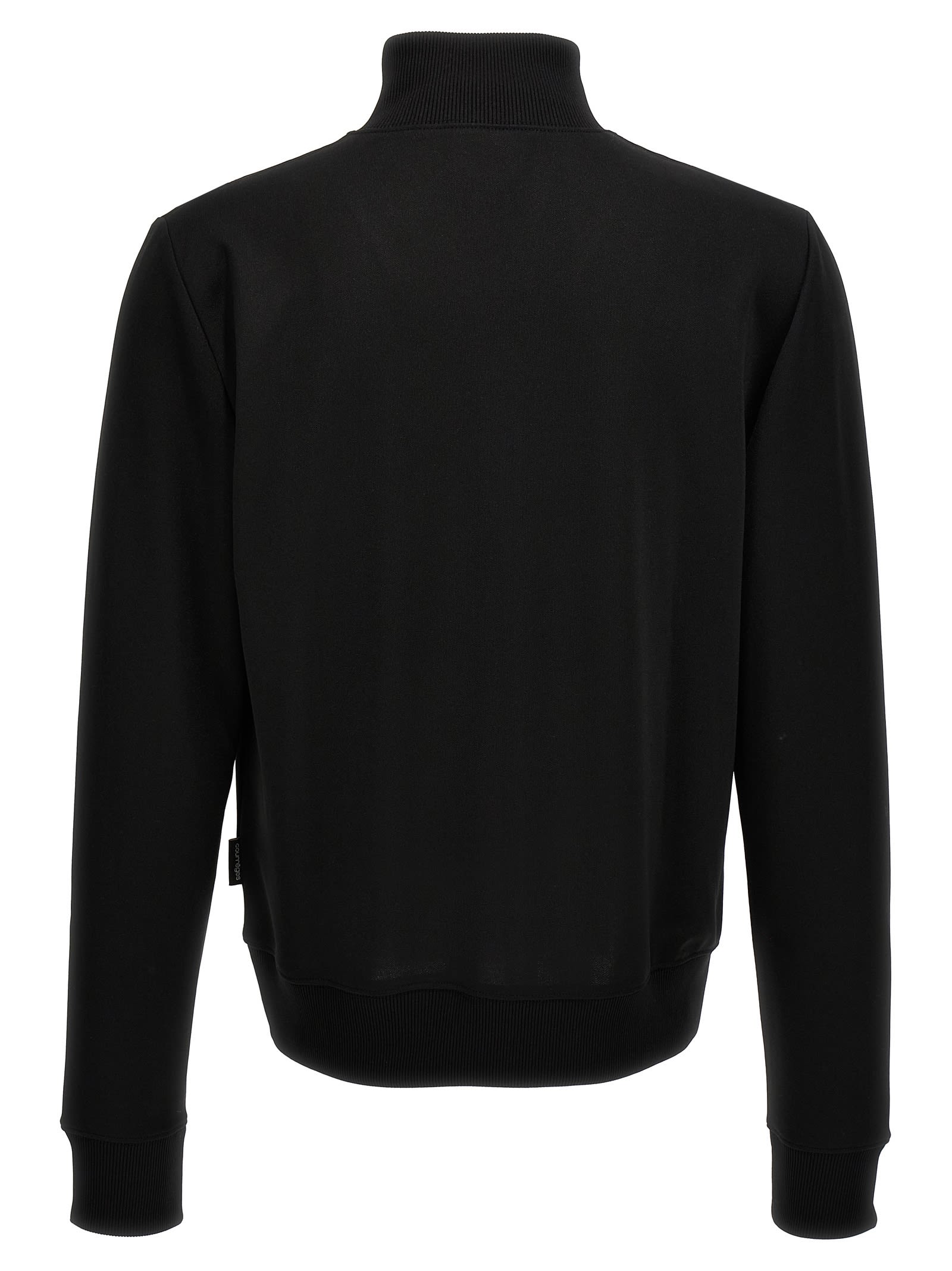 Shop Courrèges Interlock Tracksuit Sweatshirt In Black