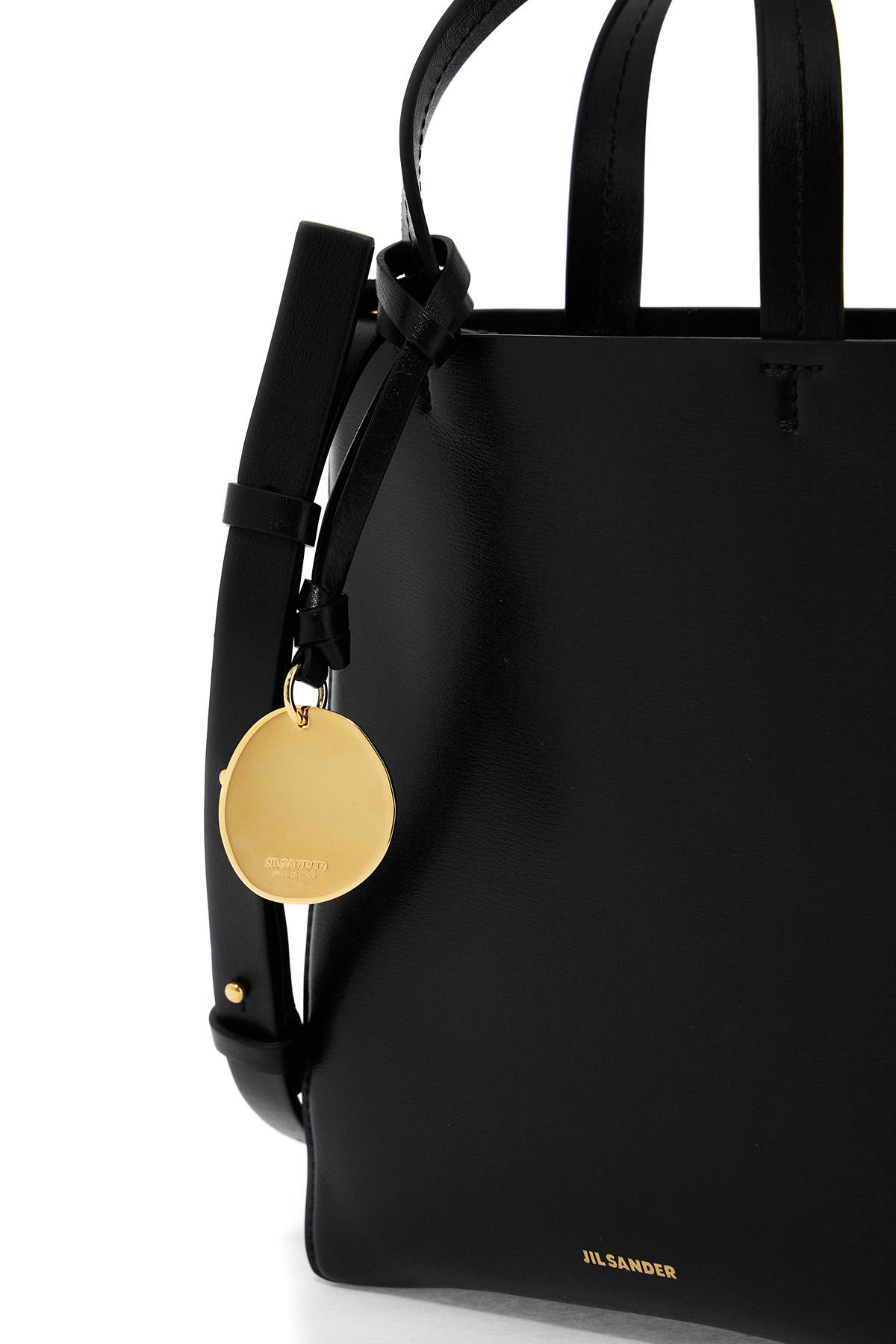 Shop Jil Sander Small Bond Tote Bag In Nero