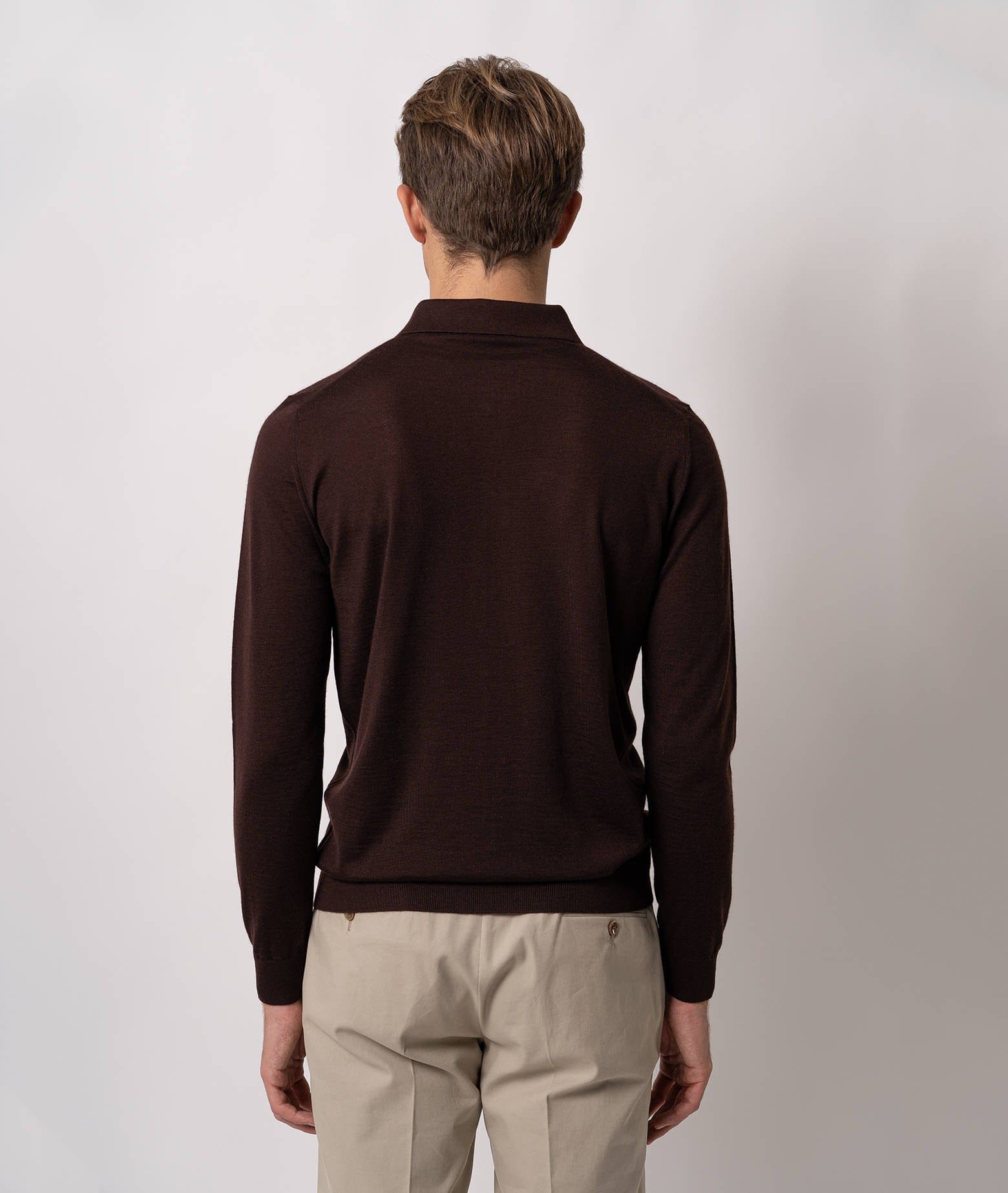 LARUSMIANI LONG SLEEVE POLO COPPA EUROPA SWEATER 