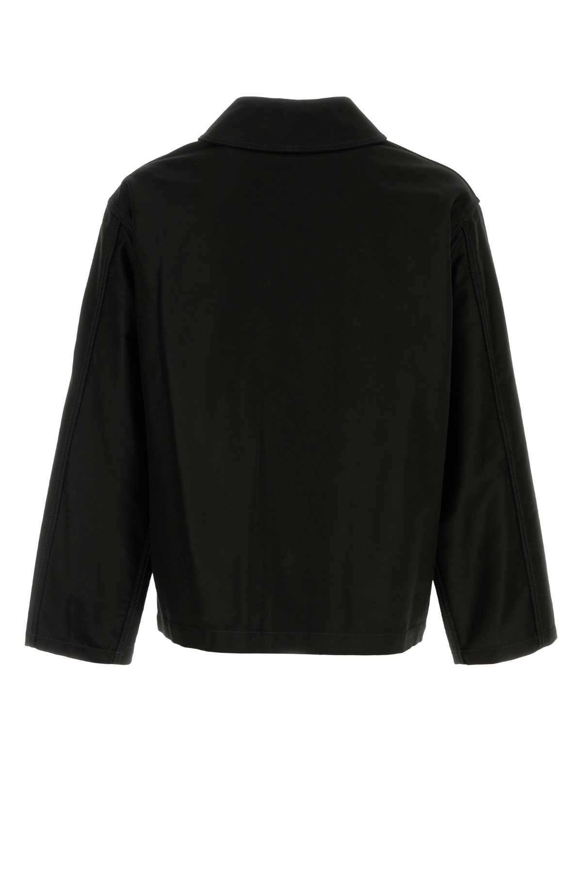 Shop Maison Margiela Black Cotton Jacket