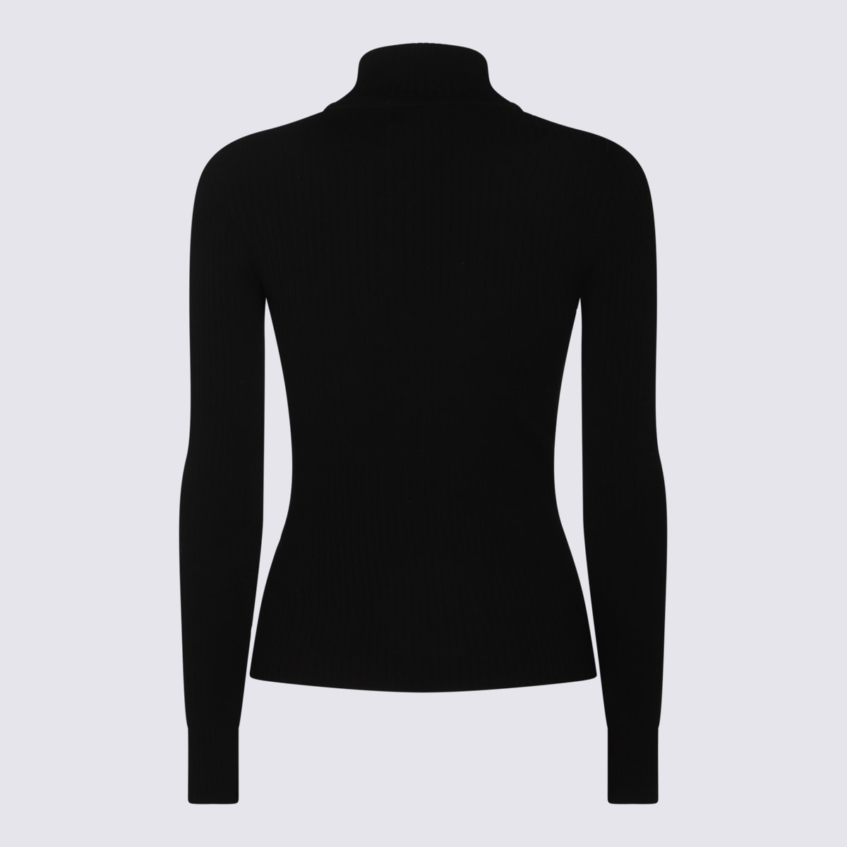 Shop Courrèges Black Viscose Knitwear