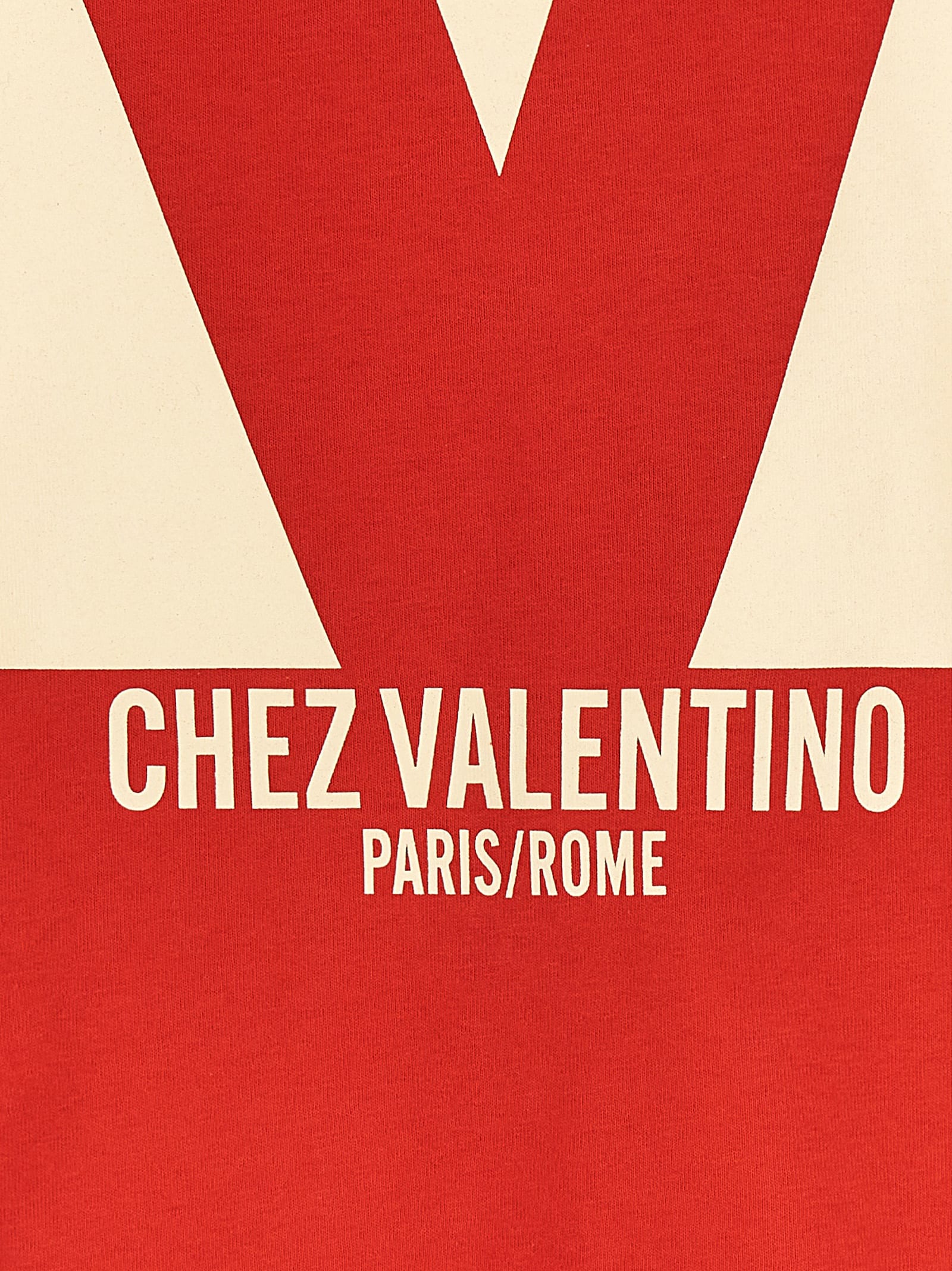 Shop Valentino Garavani Chez T-shirt In Red