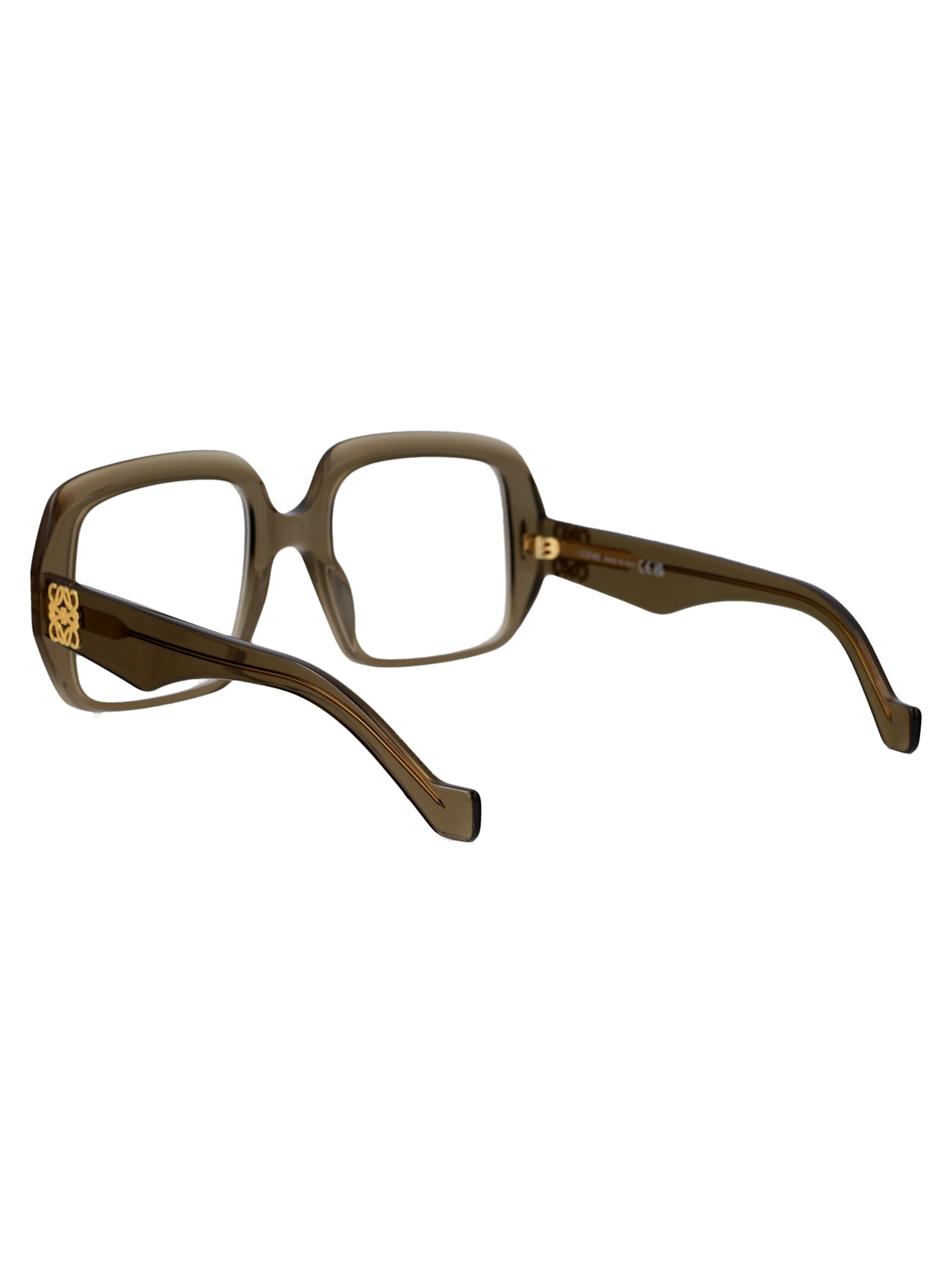 Shop Loewe Lw50076i Glasses In 057 Khaki