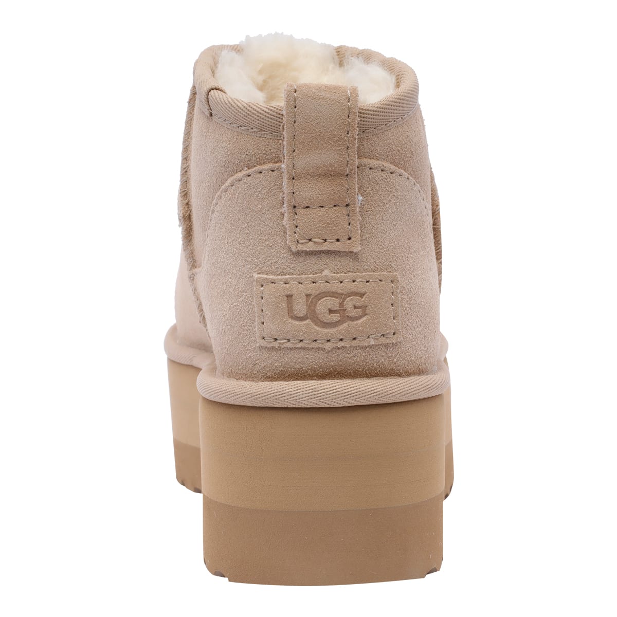 Ugg Classic Ultra Mini 1135092-san Platform Boots Women Sand Suede Comfort Ankle