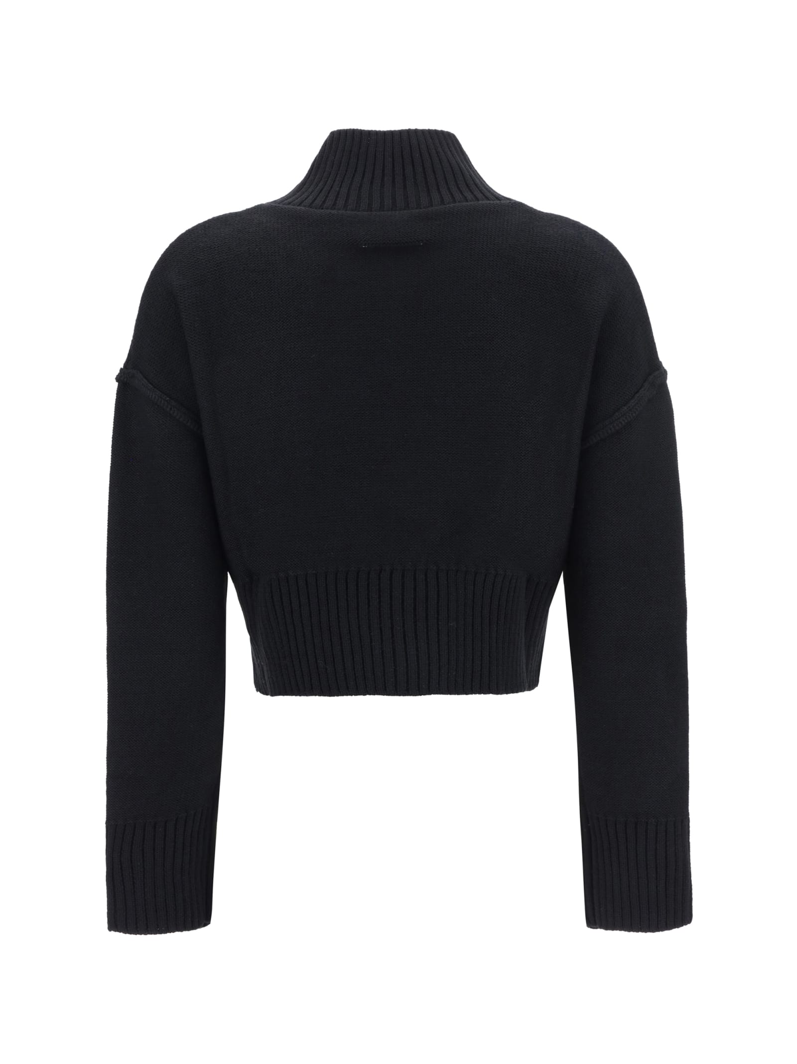 Shop Mm6 Maison Margiela Sweater In Black