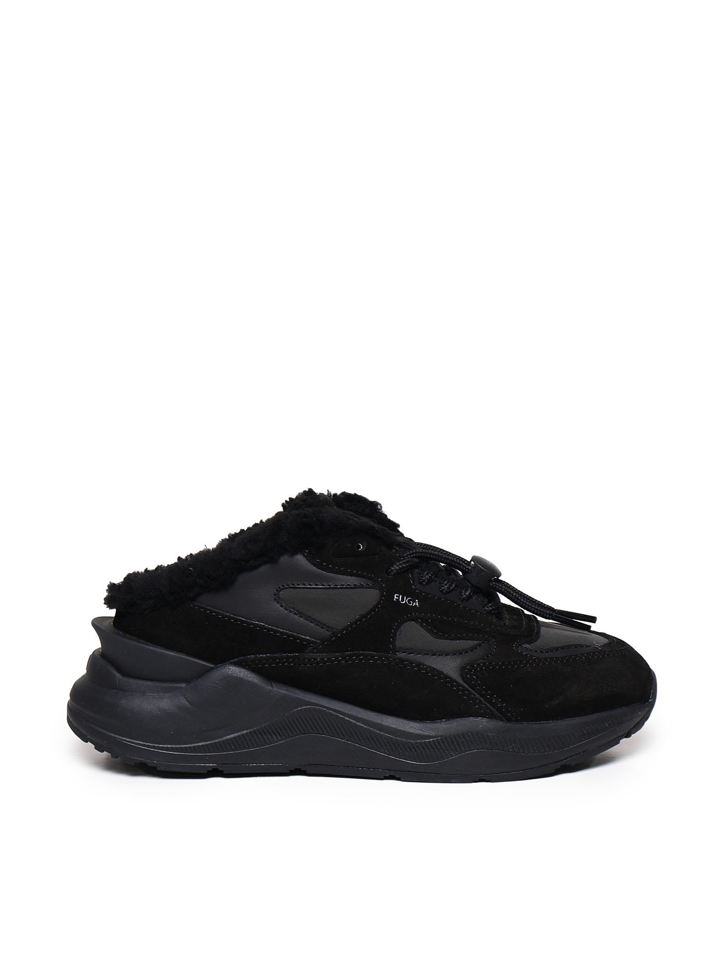 Shop Date Sneakers Sabot In Black