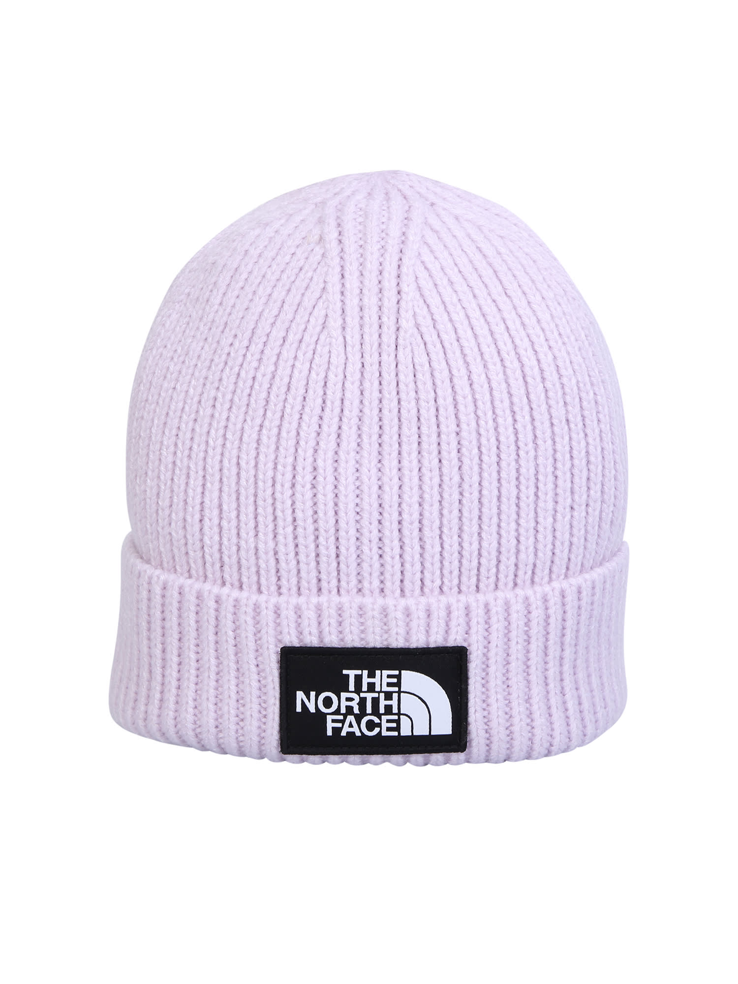 The North Face Logo Patch Ribbed Knit Beanie