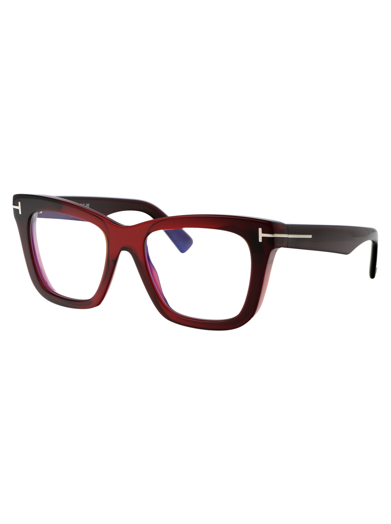 Shop Tom Ford Ft5881-b Glasses In 045 Marrone Chiaro Luc