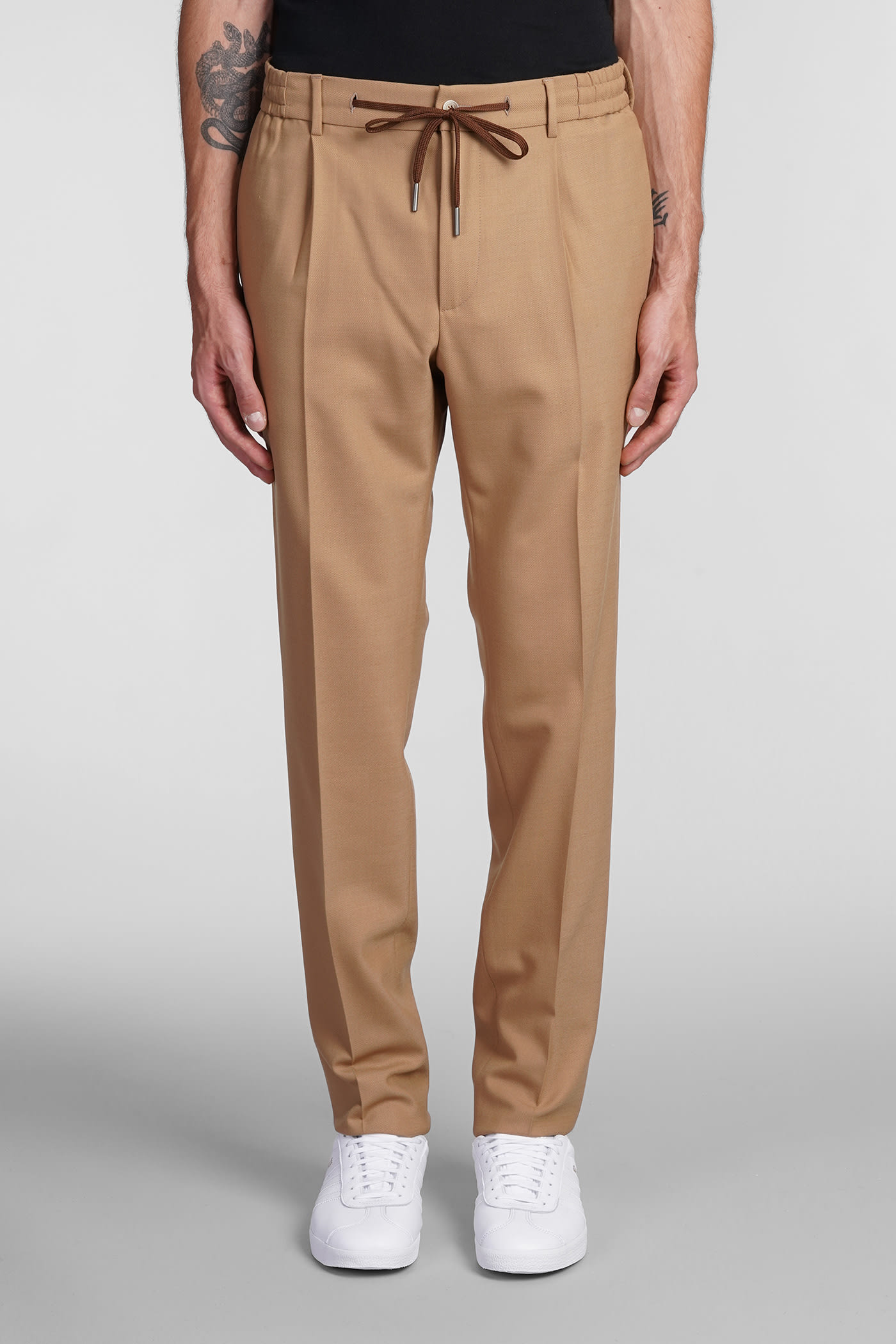 Tagliatore Pants In Camel Polyester