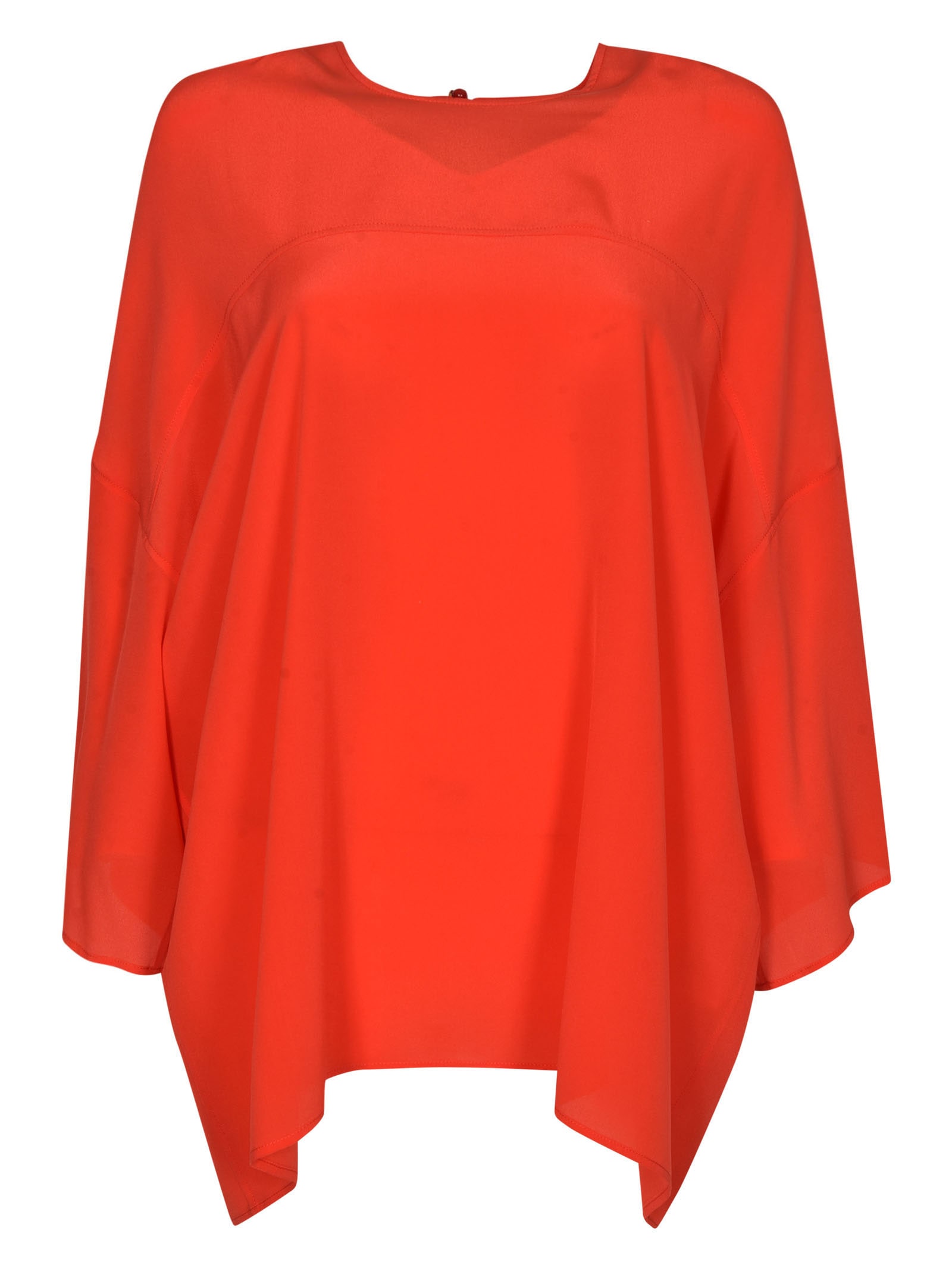 Lanvin Coquelicot Top In Poppy Red