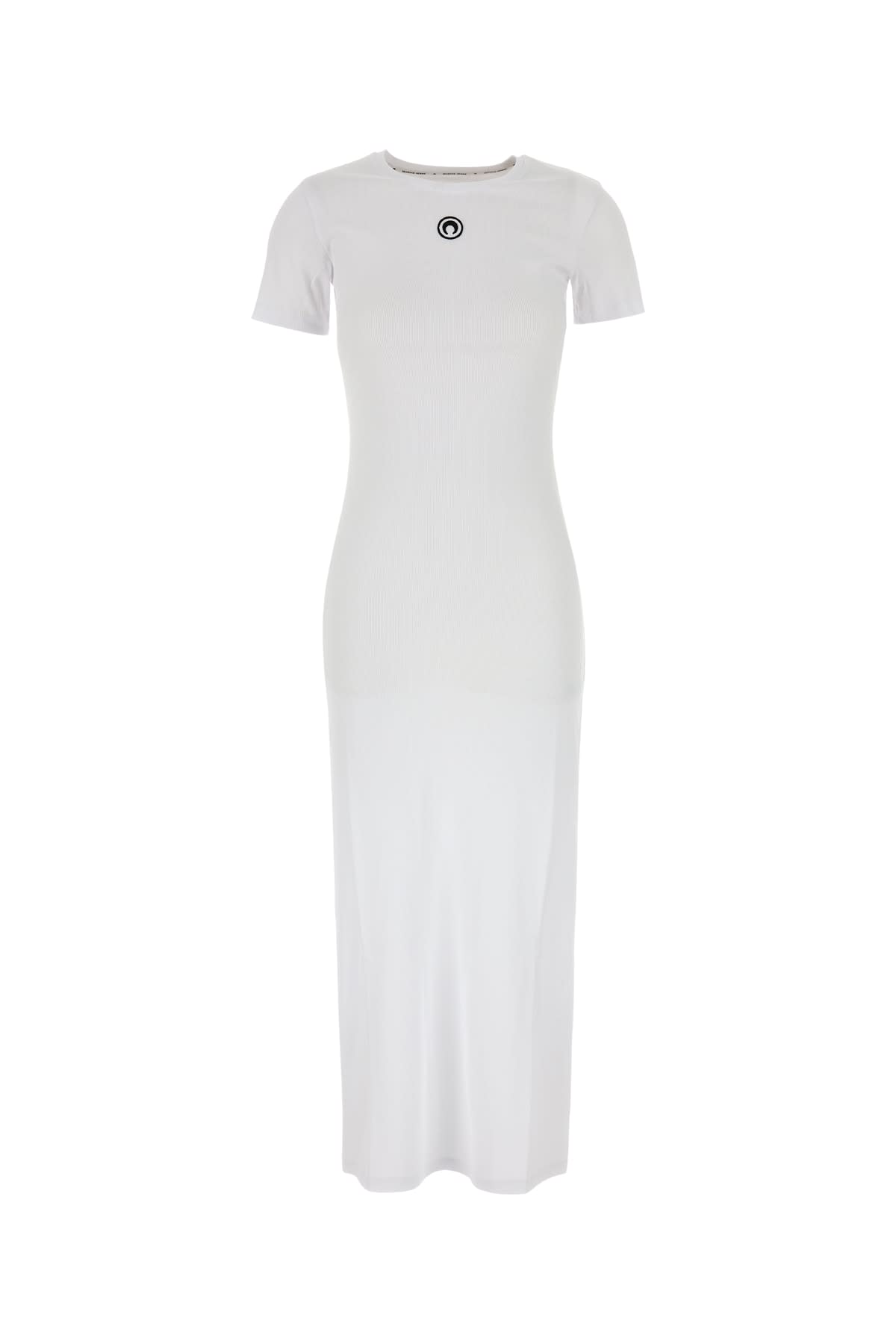 Moon Logo Ribbed Jersey Tube Dress