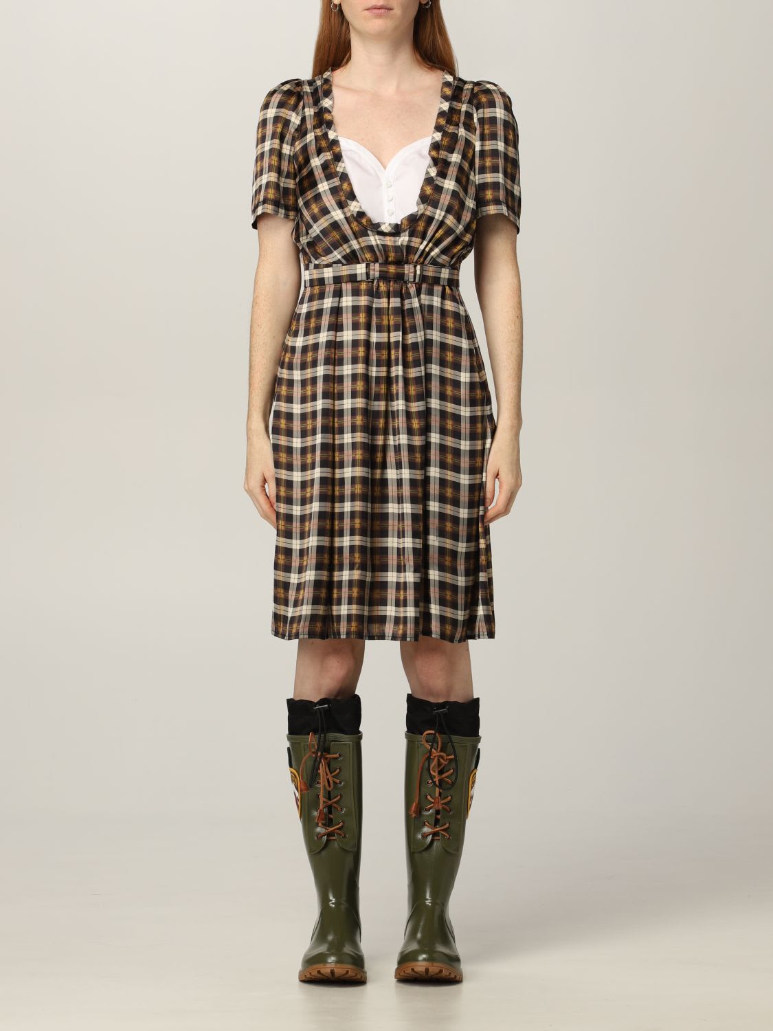 Dsquared2 Dress Dsquared2 Short Checked Dress