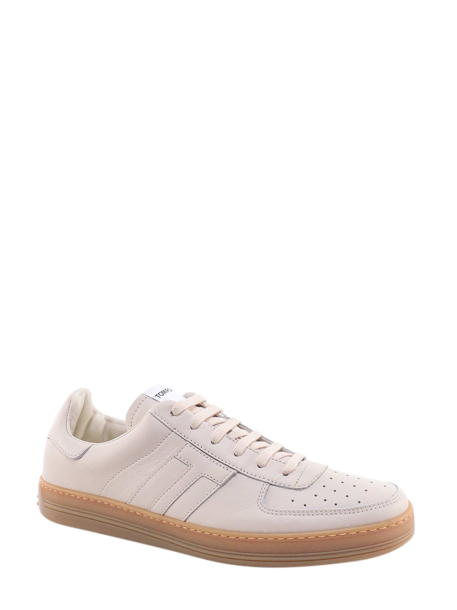 Shop Tom Ford Sneakers In Ivory