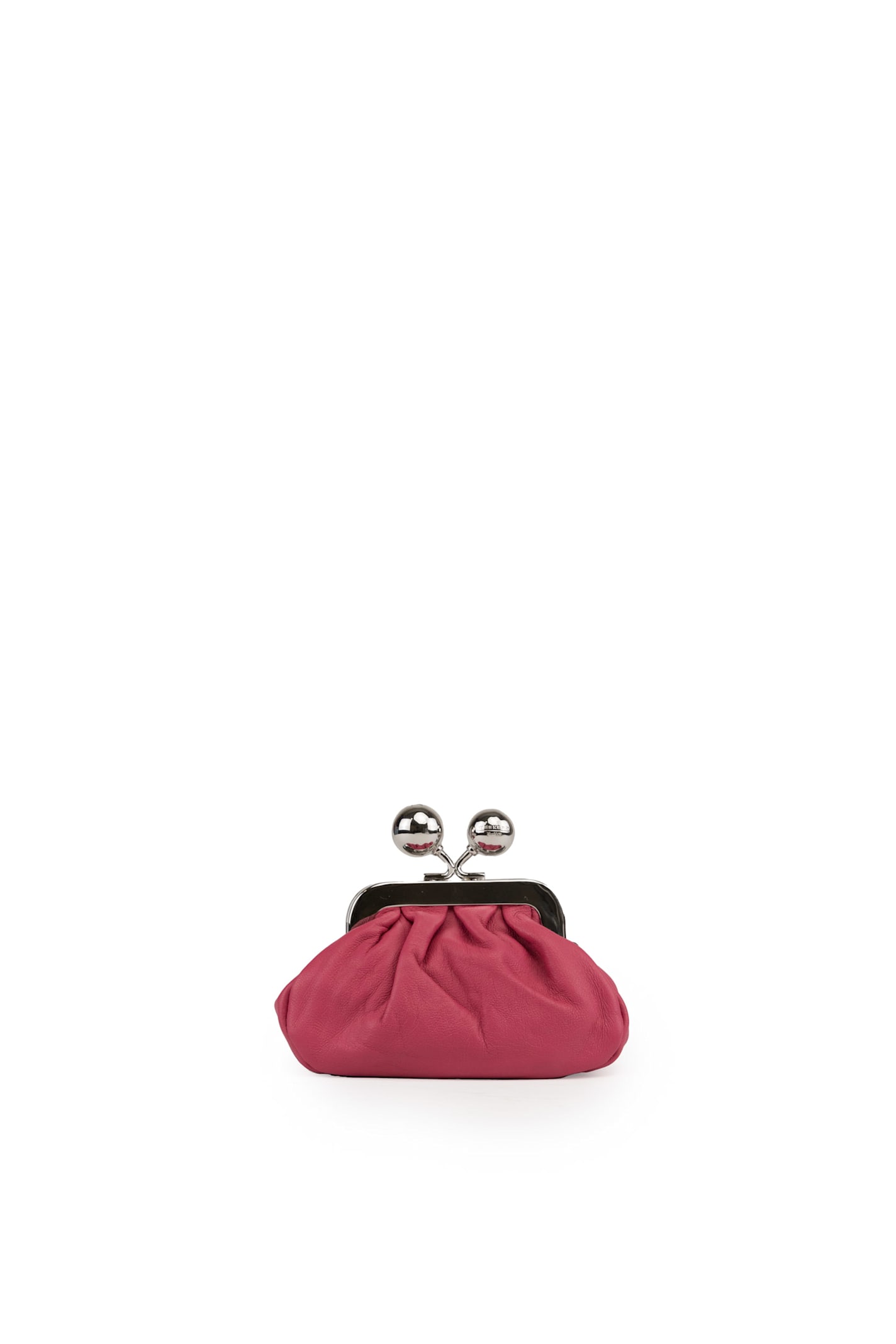 Shop Weekend Max Mara Pasticcino Nano Diomede Bag In Nappa In Ciliegia