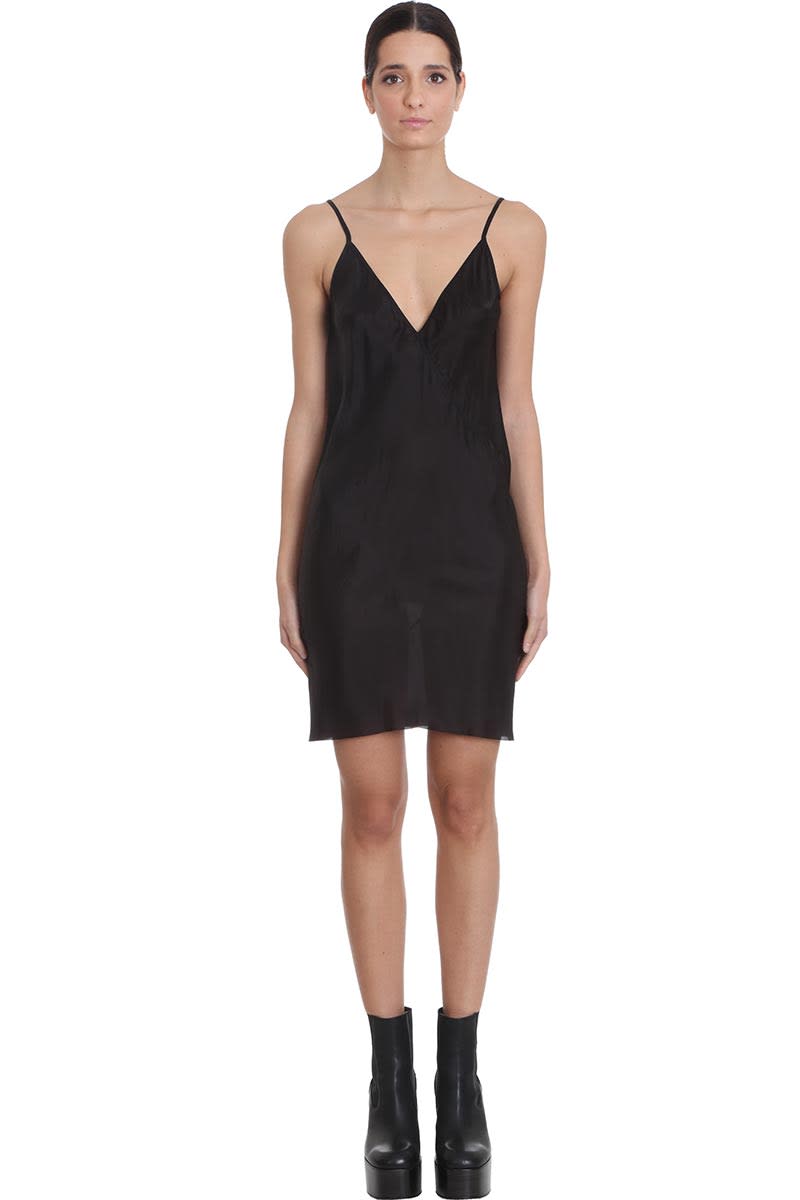 Rick Owens Slip Dress Dress In Black Viscose | ModeSens Rick Owens Slip Dress Dress In Black Viscose | ModeSens