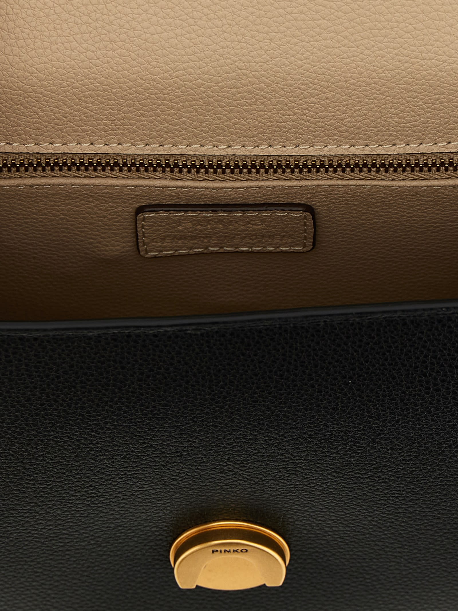 Pinko Mini Love Small Handbag In Black